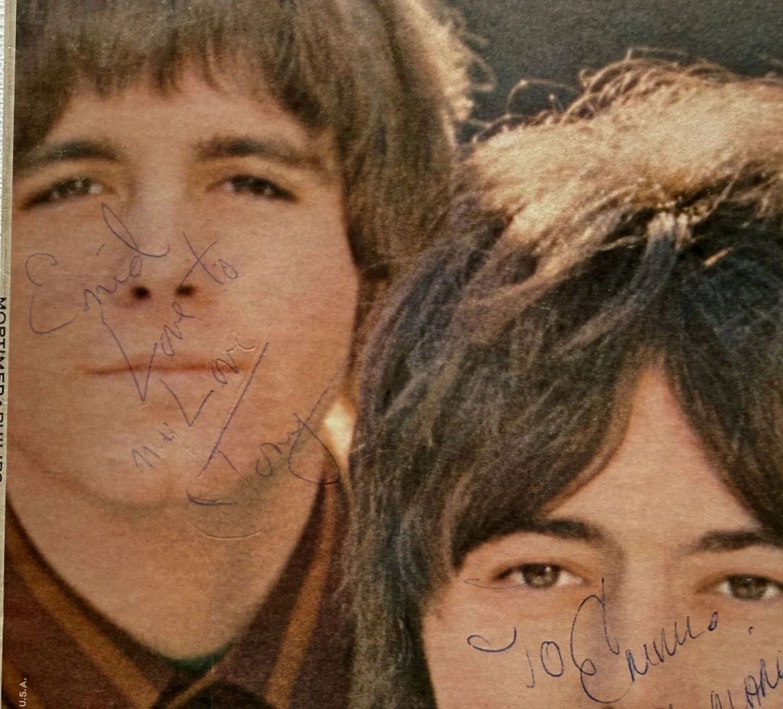 Mortimer Signed Band Autographed "Mortimer" Vintage Record Album, image 3