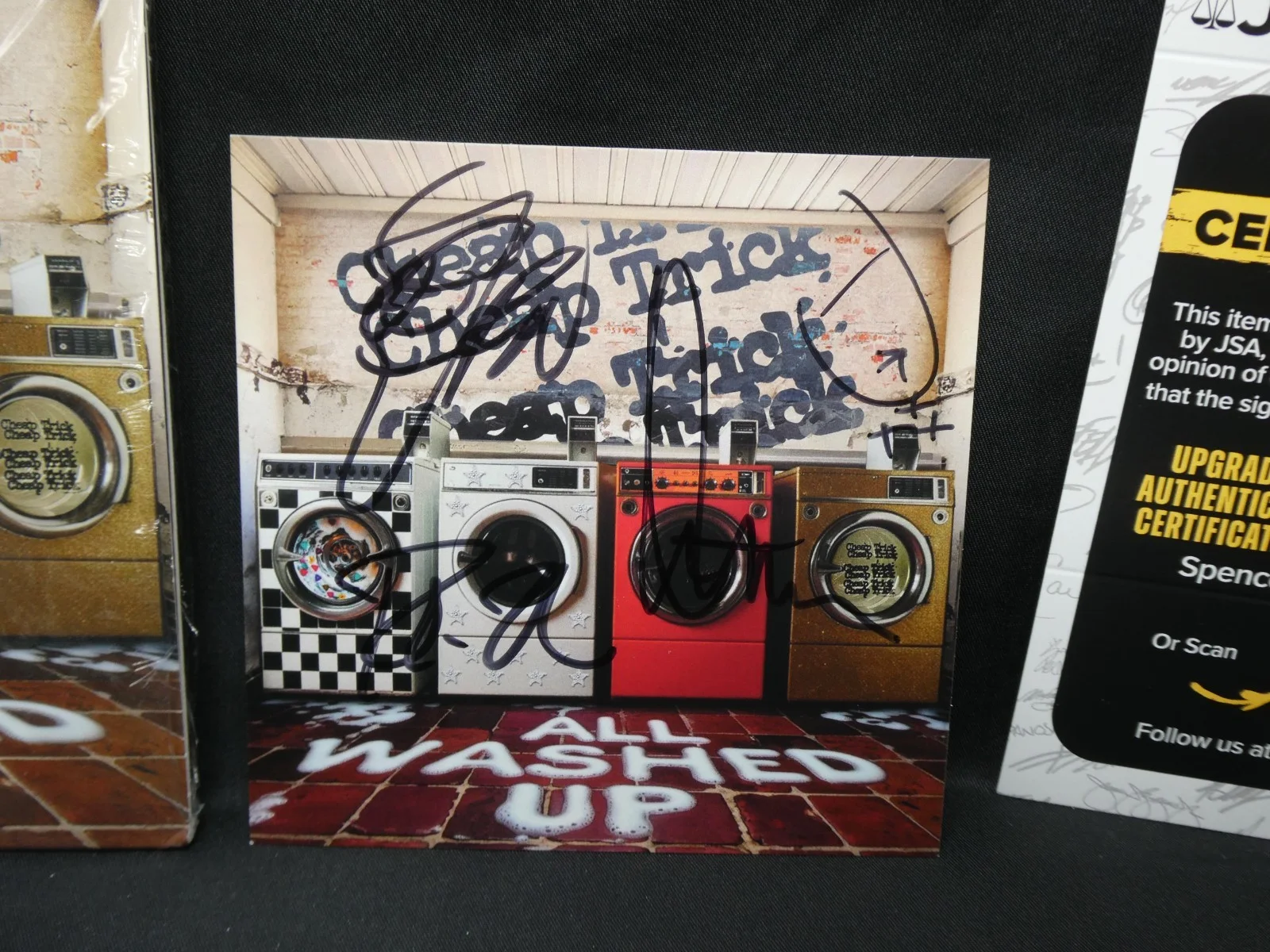 Cheap Trick Zander R & D Nielsen Petersson Signed CD Insert + CD JSA #CL22963, image 2
