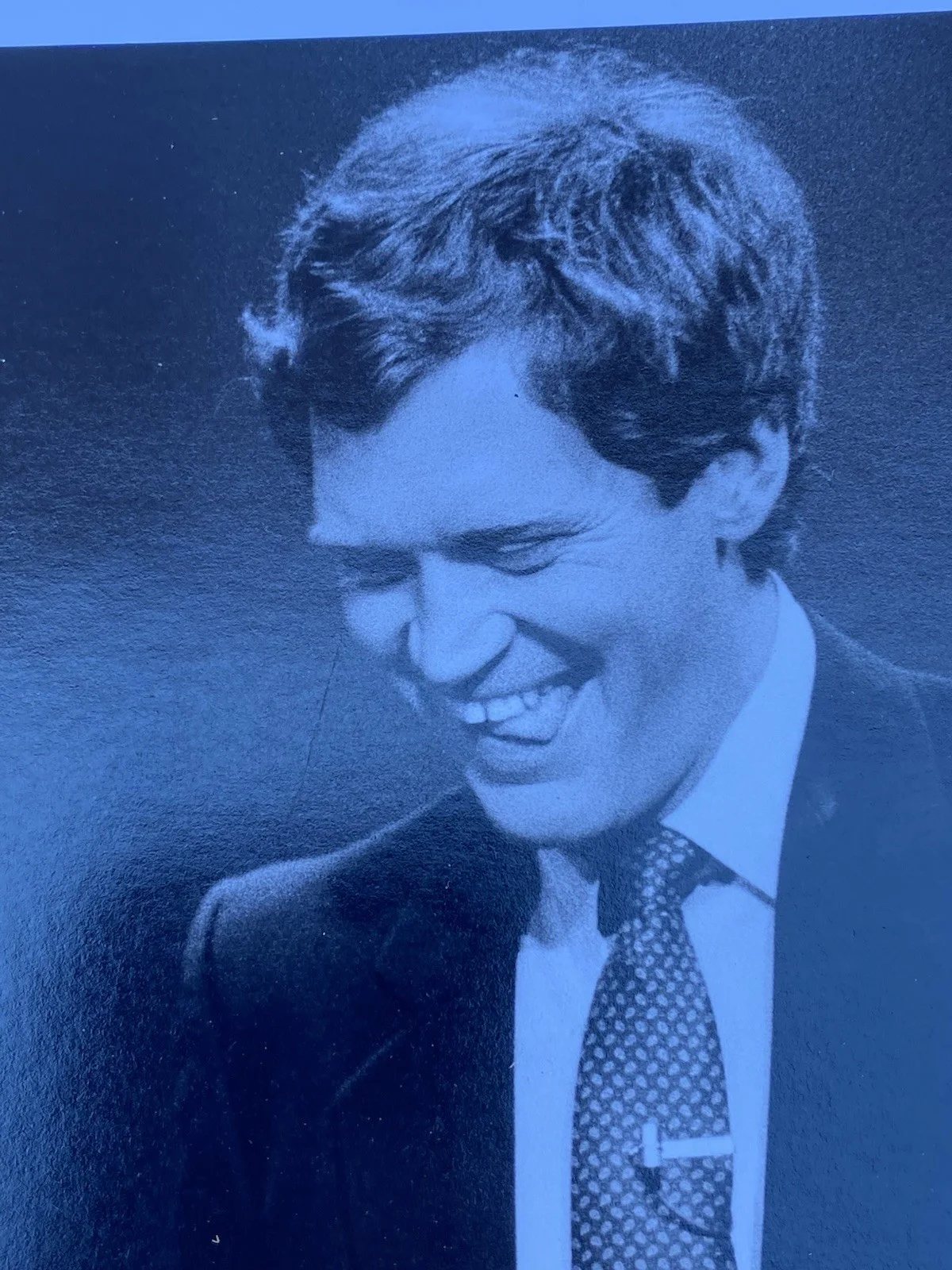 Carl Sandburg David Letterman 1984 Photograph Signed Stetson Vintage TV, изображение 5