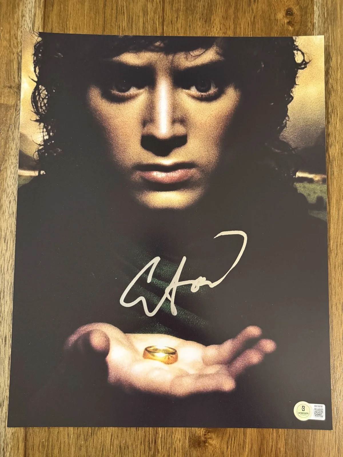 Elijah Wood — Elijah Wood ‘Lord of the Rings’ Signed 11x14 Photo ‘Frodo’ Beckett