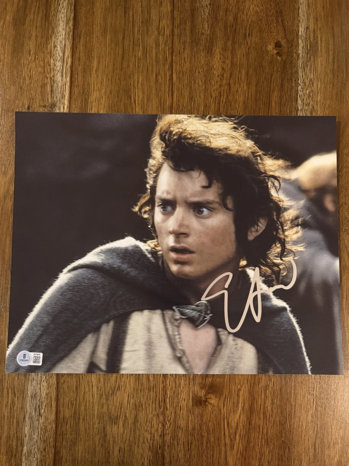 Elijah Wood — Elijah Wood ‘Lord of the Rings’ Signed 11x14 Photo ‘Frodo’ Beckett