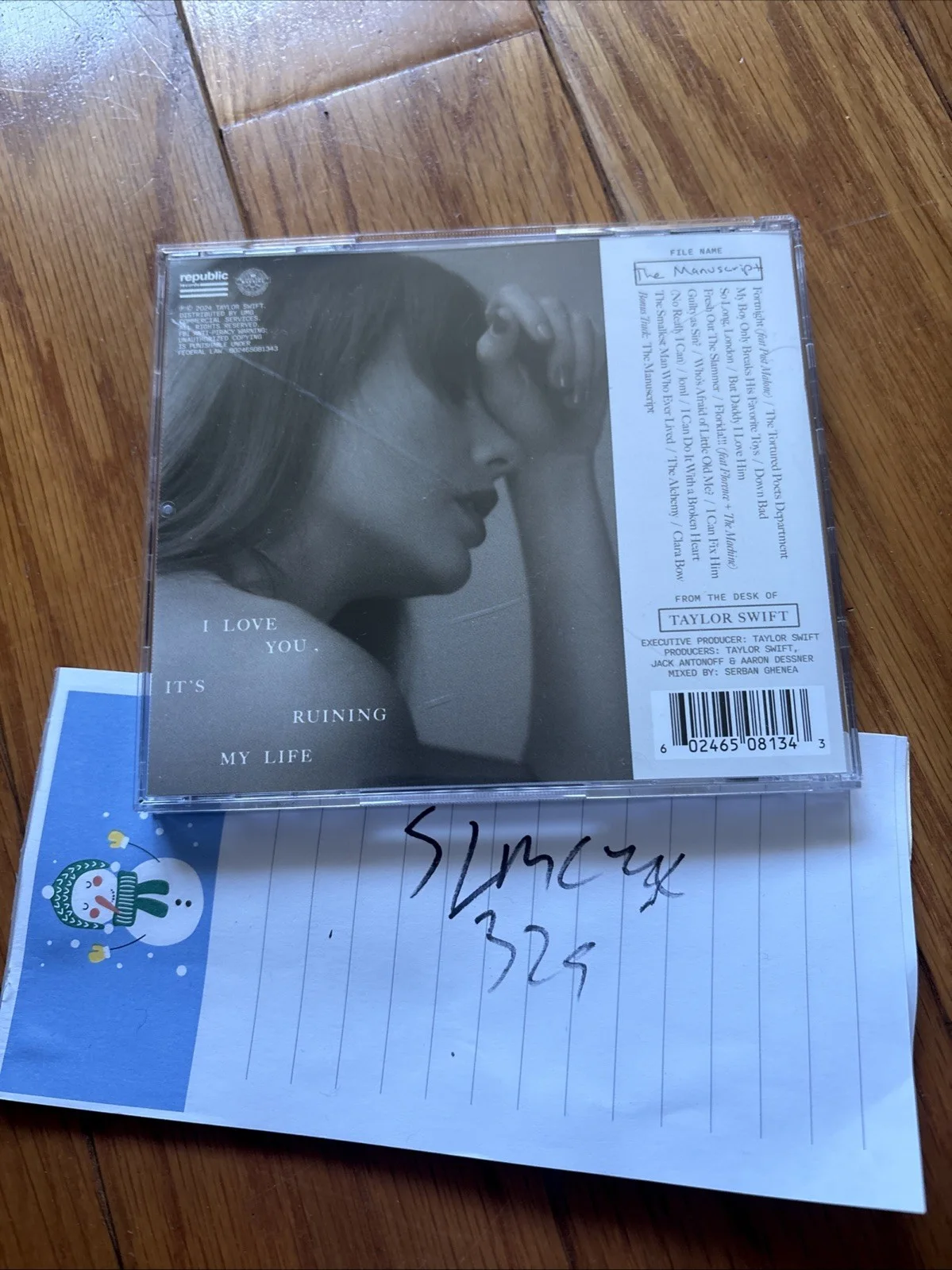New Taylor Swift Tortured Poets Department CD w/ Hand Signed Photo SHIPS NOW B, image 3