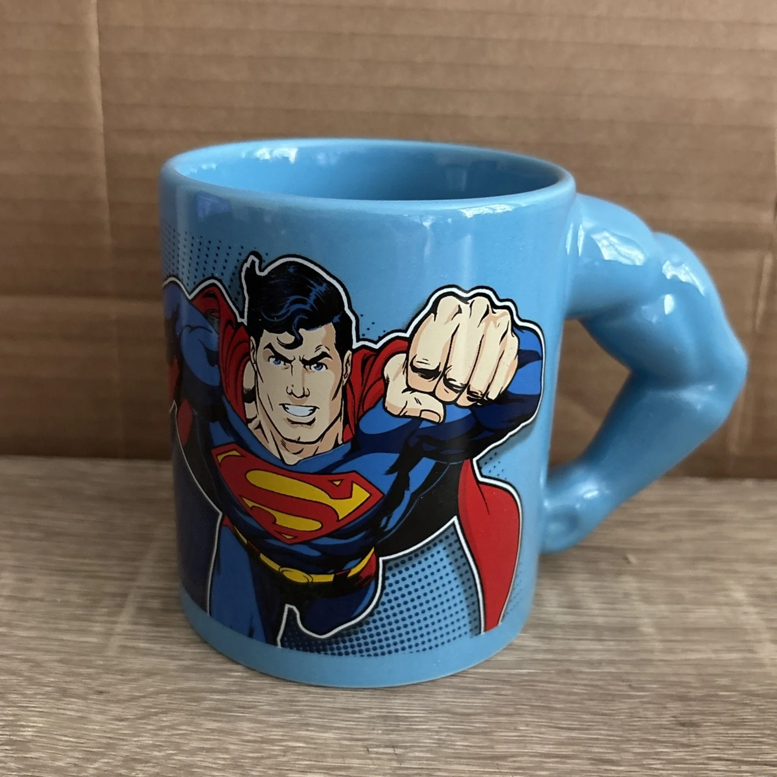 DC Comics Superman Mug With 3D Arm Handle Brand New In Box, image 3