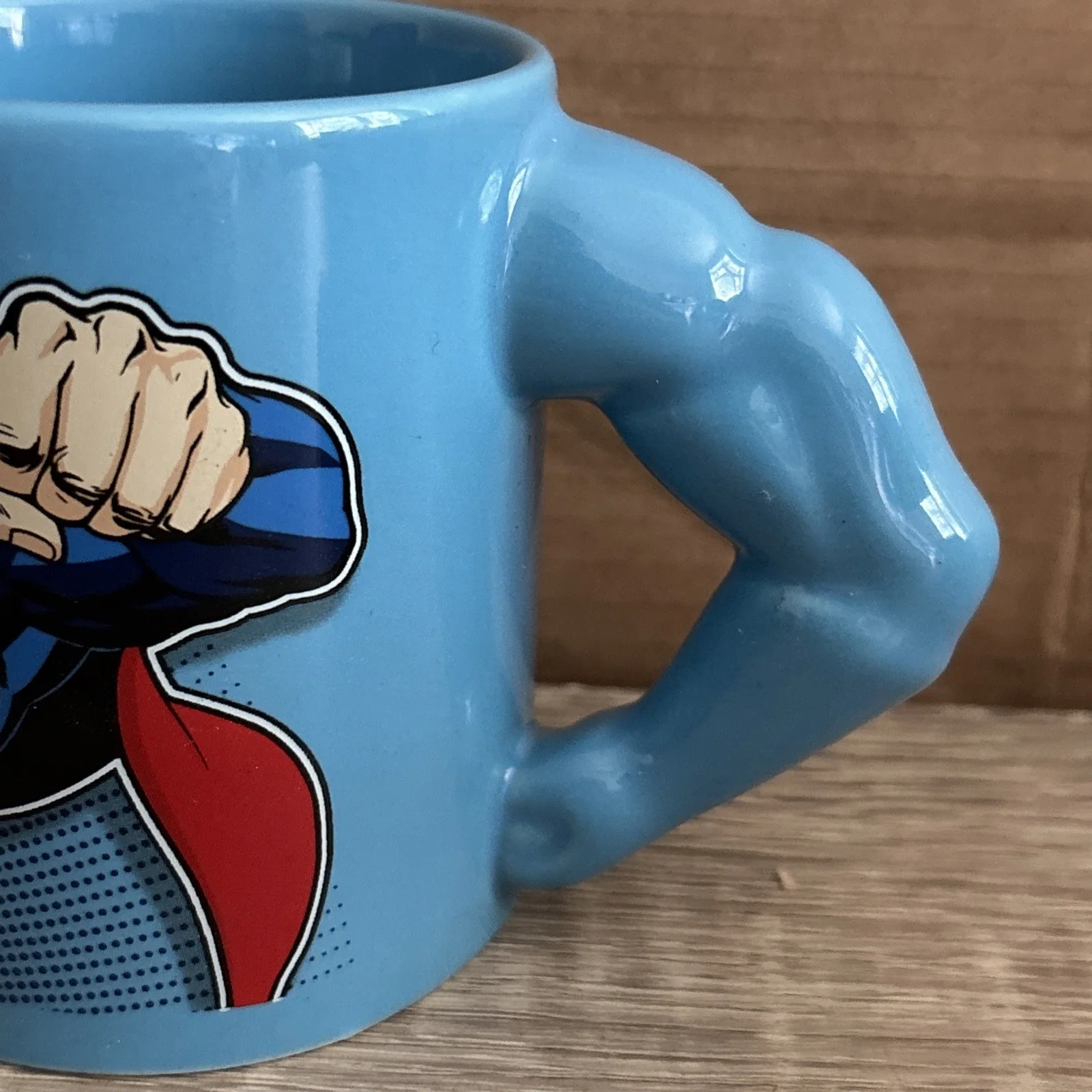 DC Comics Superman Mug With 3D Arm Handle Brand New In Box, image 4