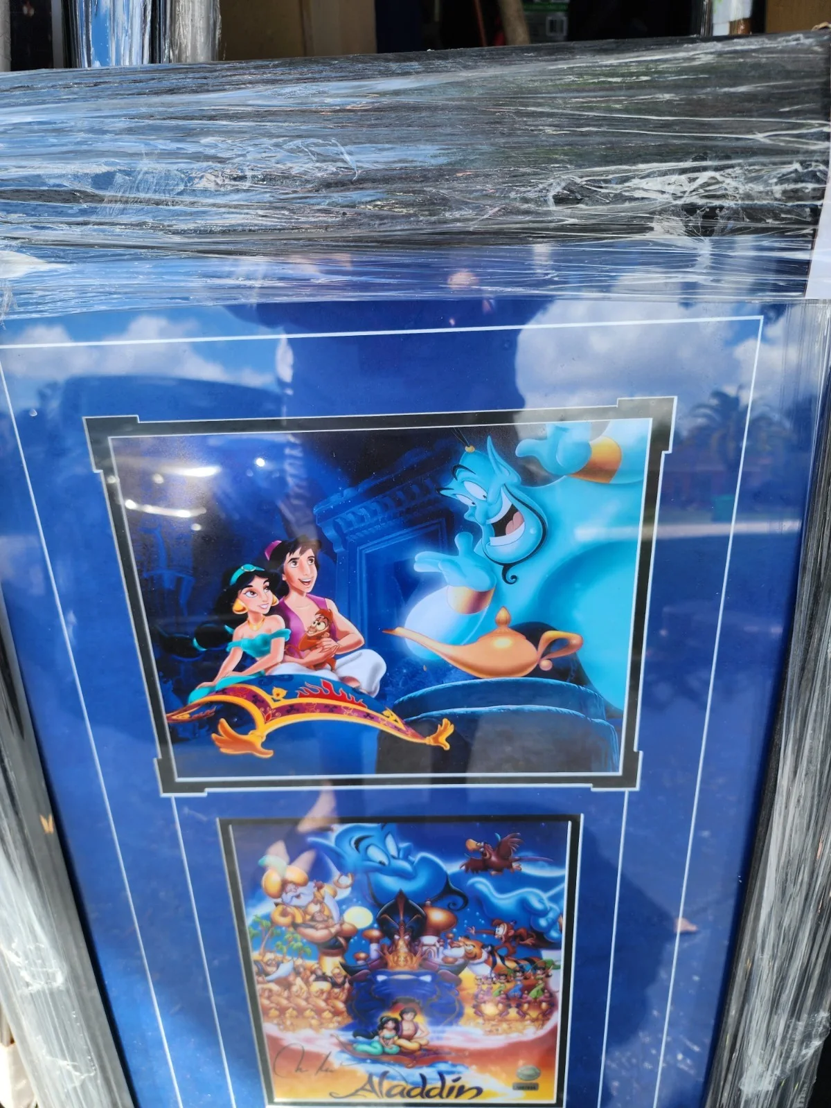 Robin Williams — Robin williams, the voice of aladdin signed aladdin color photo, изображение 5