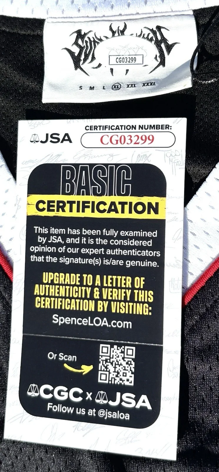 SVDDEN DEATH SIGNED Jersey JSA COA Tour Merch DEATH CULT, image 5