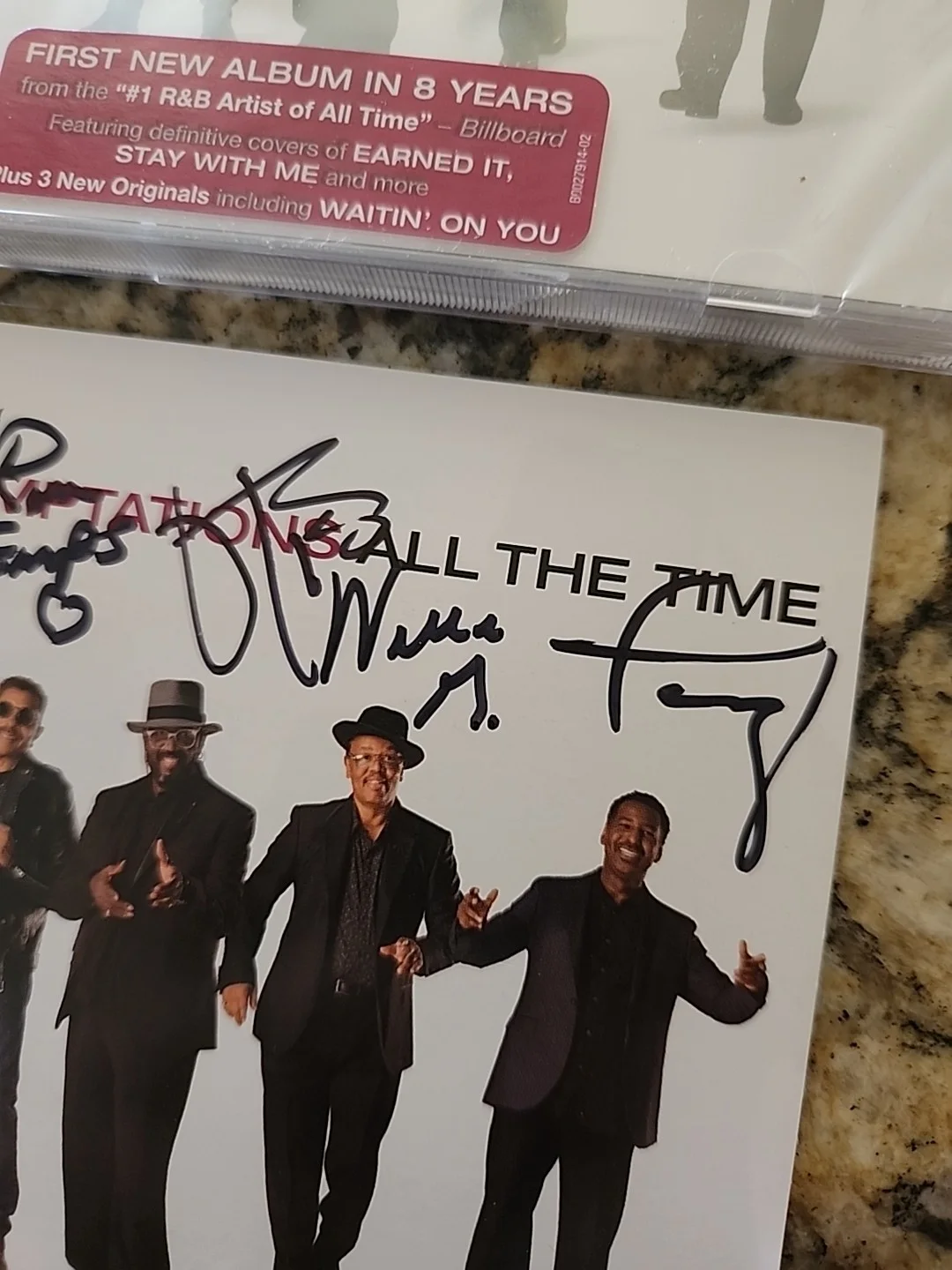The Temptations All The Time Signed Auto Autograph CD Otis Williams Brand New, изображение 3