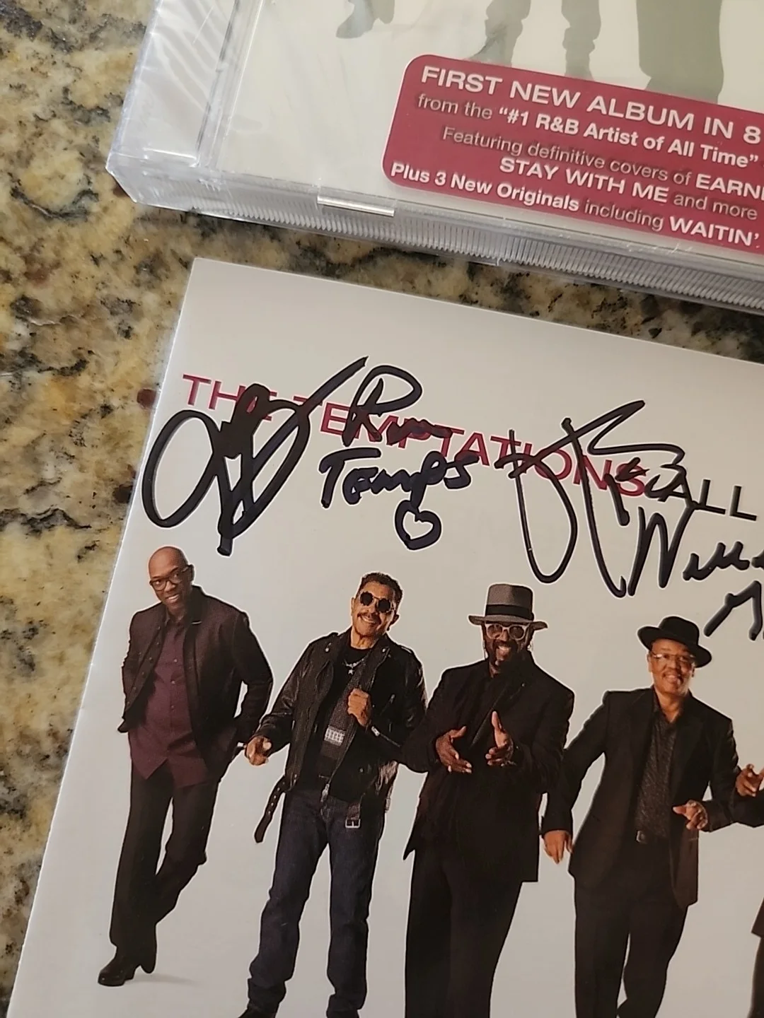 The Temptations All The Time Signed Auto Autograph CD Otis Williams Brand New, изображение 4
