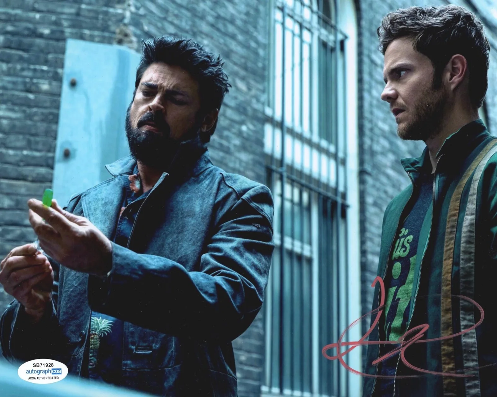JACK QUAID — Jack Quaid signed "THE BOYS" 8x10 Photo i EXACT PROOF Butcher & Hughie ACOA COA, image 4