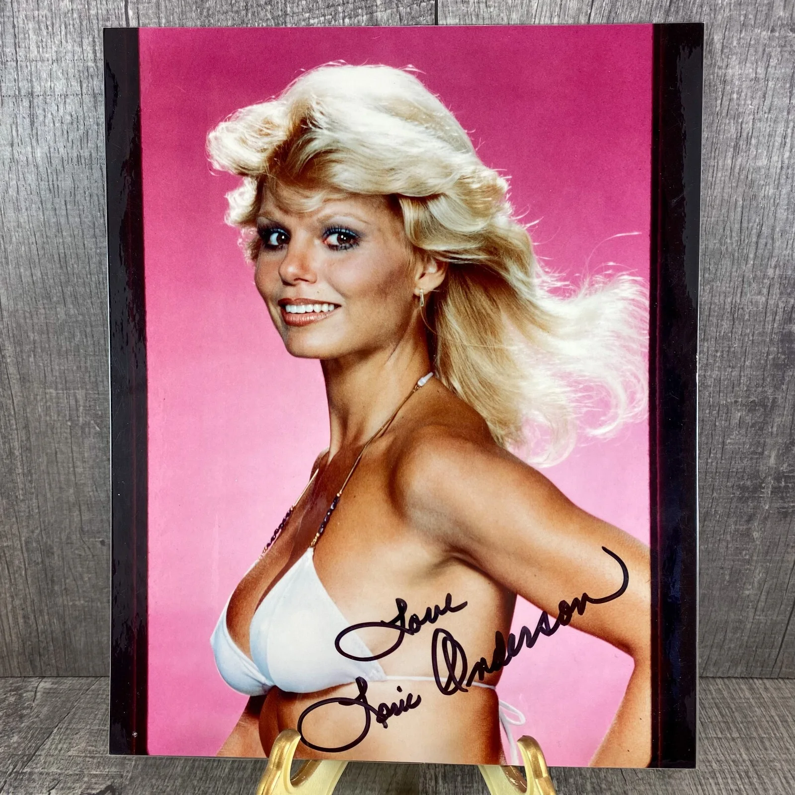 LONI ANDERSON — Loni Anderson Signed 8x10 Photo WKRP In Cincinnati Stroker Ace UACC COA