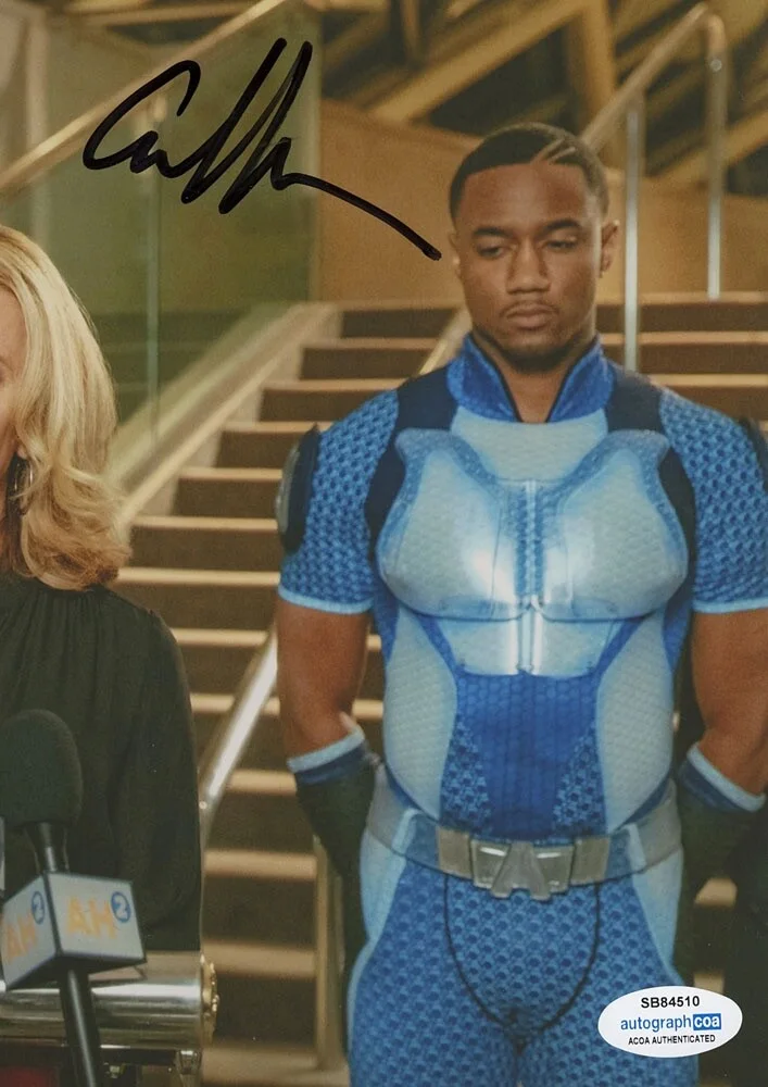 COLBY MINIFIE — Colby Minifie signed "THE BOYS" 8x10 Photo a EXACT PROOF Ashley A-Train ACOA COA, image 5