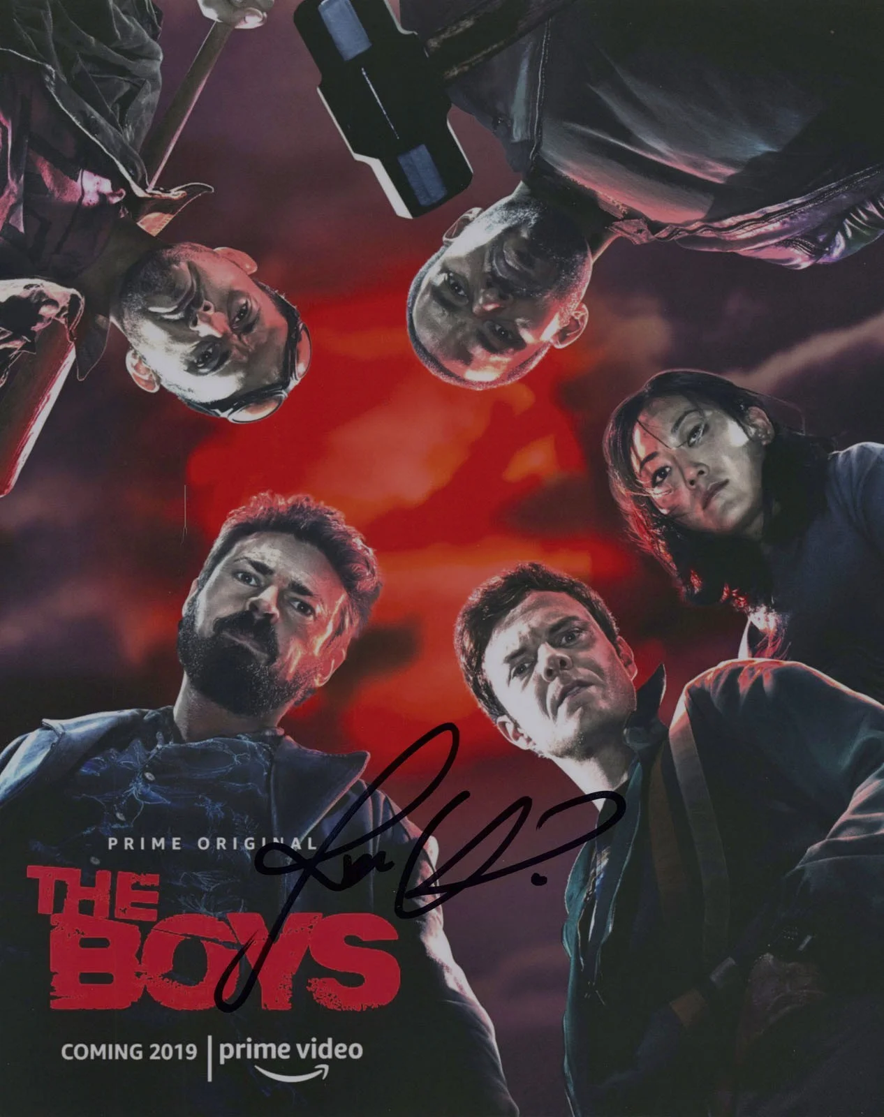 JESSIE T. USHER — Jessie T. Usher signed "THE BOYS" 8x10 Photo AUTOGRAPHED c PROOF A-Train COA, изображение 2