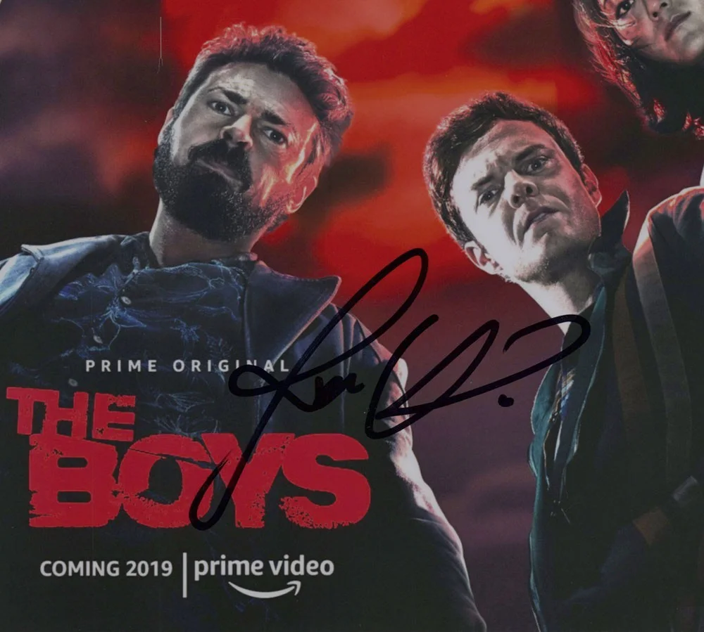 JESSIE T. USHER — Jessie T. Usher signed "THE BOYS" 8x10 Photo AUTOGRAPHED c PROOF A-Train COA, изображение 3