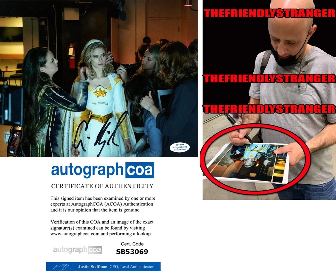 ERIC KRIPKE — Eric Kripke signed "THE BOYS" 8x10 Photo EXACT PROOF Supernatural a Writer ACOA