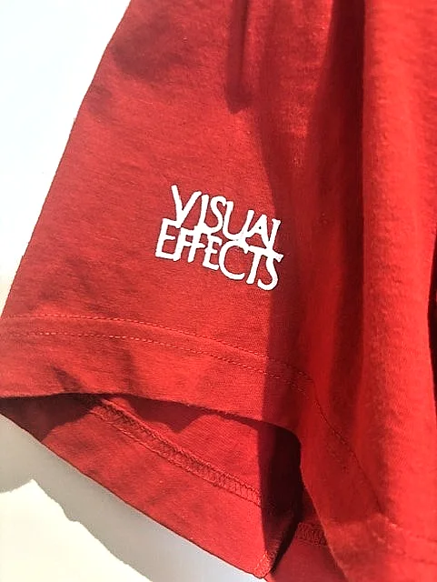 BBC Visual Effects Film Crew VFX T-Shirt Red Size L (Authentic-Rare), image 3
