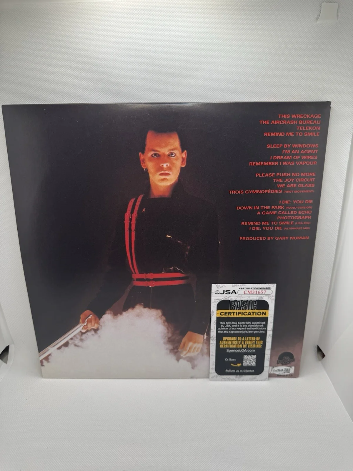 GARY NUMAN SIGNED VINYL TELEKON RECORD ALBUM LP JSA COA AUTOGRAPH, изображение 5
