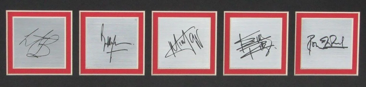 The Rolling Stones 11x14 B/W Photo with Laser Engraved Signatures Framed 165823, изображение 2