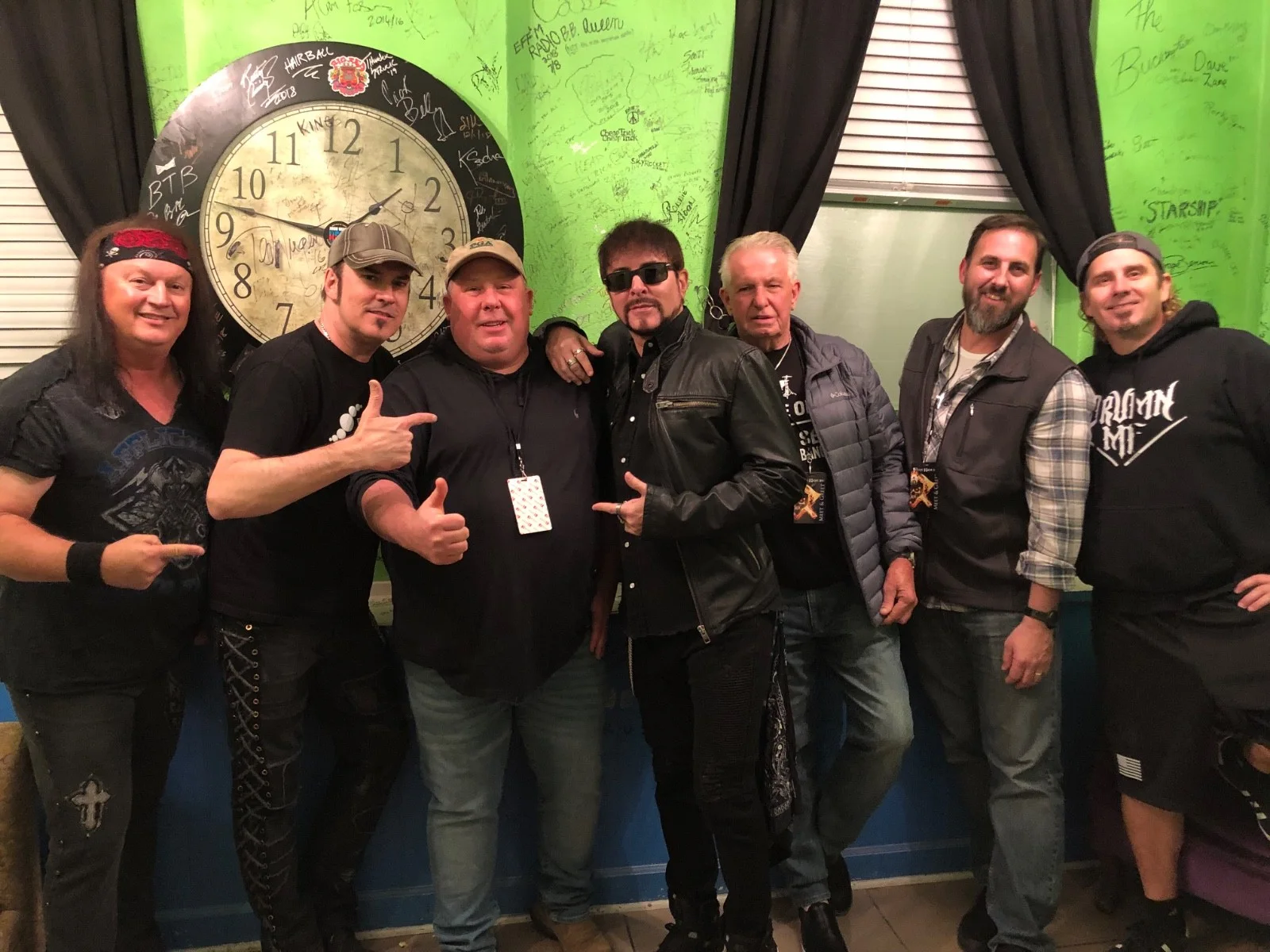 Firehouse Band Original Signed Set List, image 2