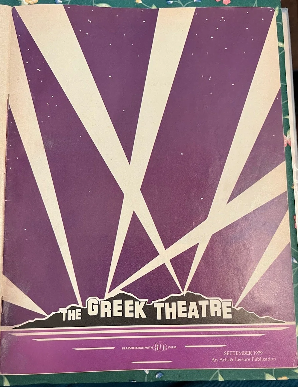 TALKING HEADS Band Autographs On Program From Greek Theatre/Los Angeles 1979, image 2