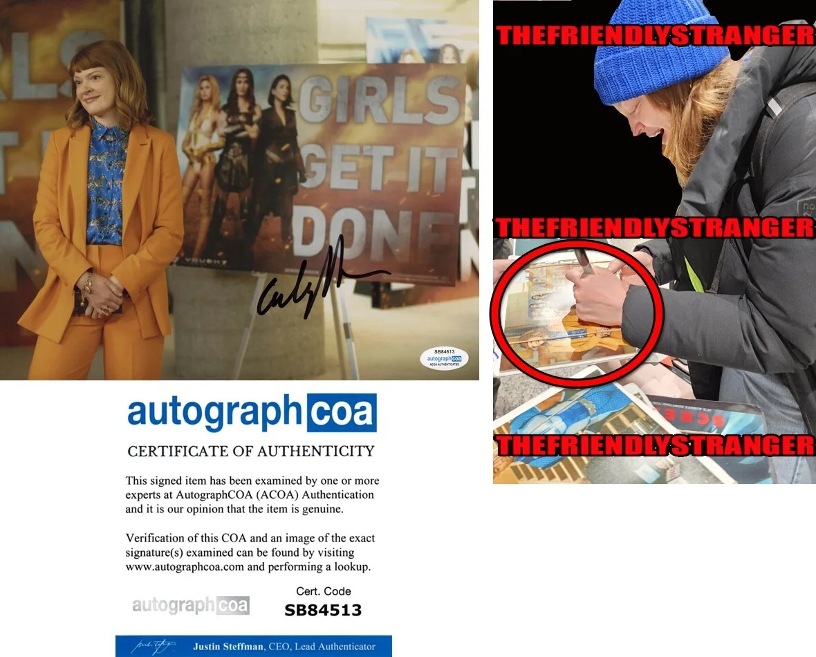 COLBY MINIFIE — Colby Minifie signed "THE BOYS" 8x10 Photo b EXACT PROOF Ashley Barrett ACOA COA
