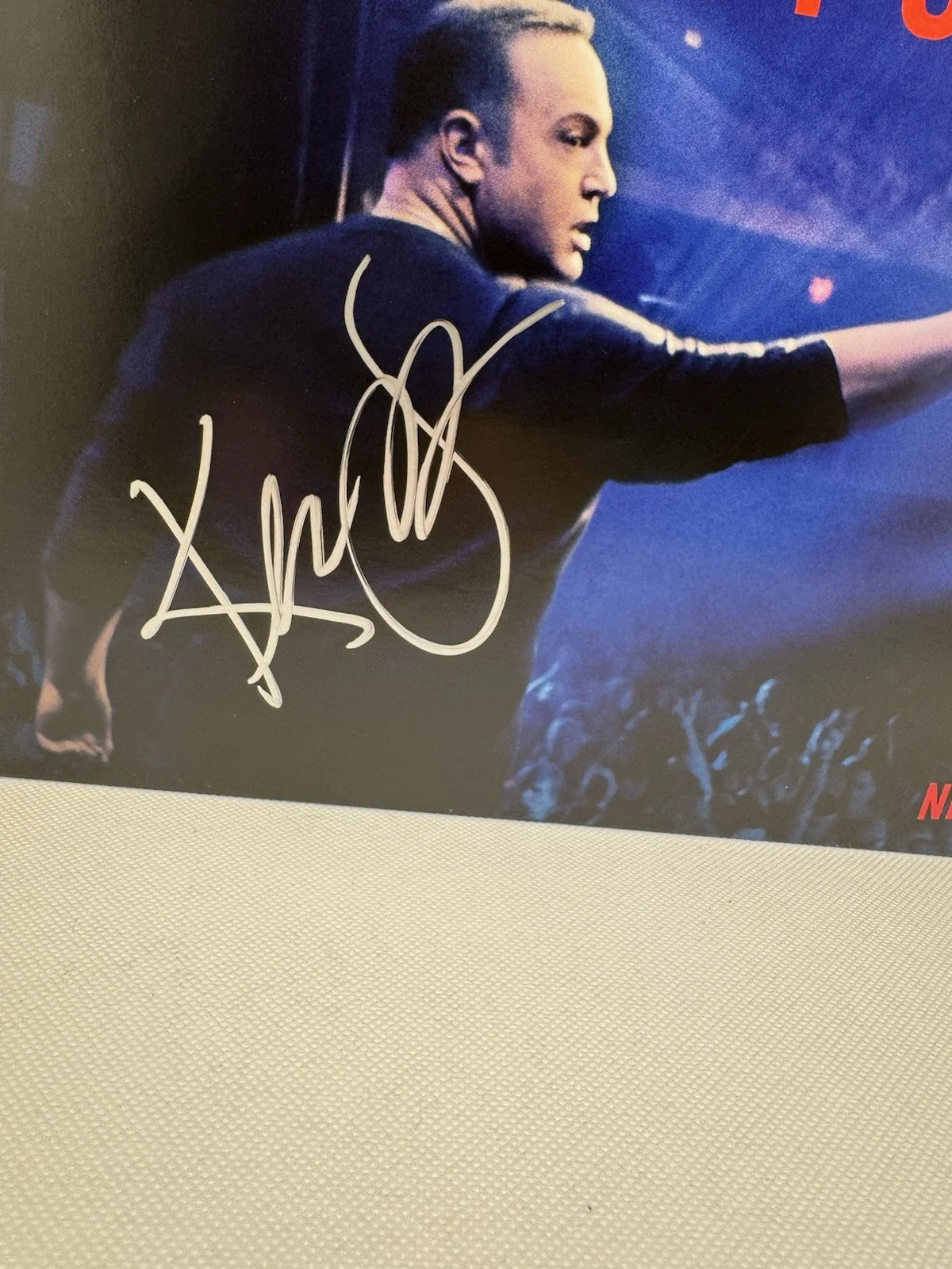 Kevin James — Kevin James Signed Vinyl Never Don't Give Up Autograph Comedy Album JSA COA LP, image 2