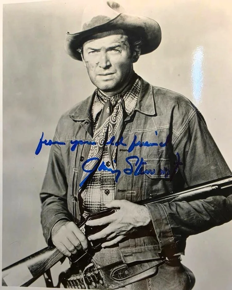 jimmy stewart — JIMMY STEWART signed 8x10 w. UACC COA - Winchester '73 + HARVEY, Vertigo