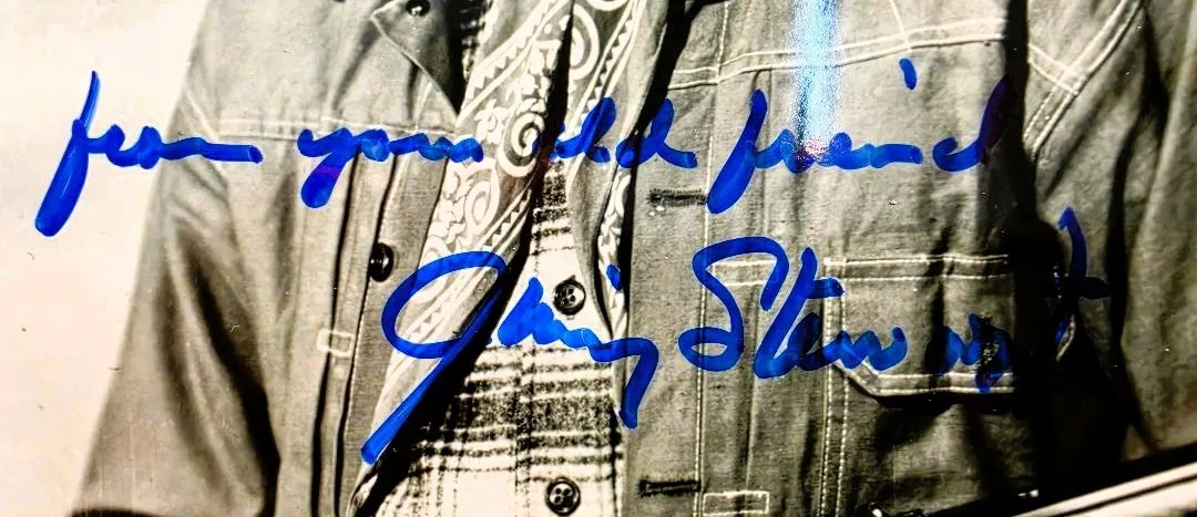jimmy stewart — JIMMY STEWART signed 8x10 w. UACC COA - Winchester '73 + HARVEY, Vertigo, image 2