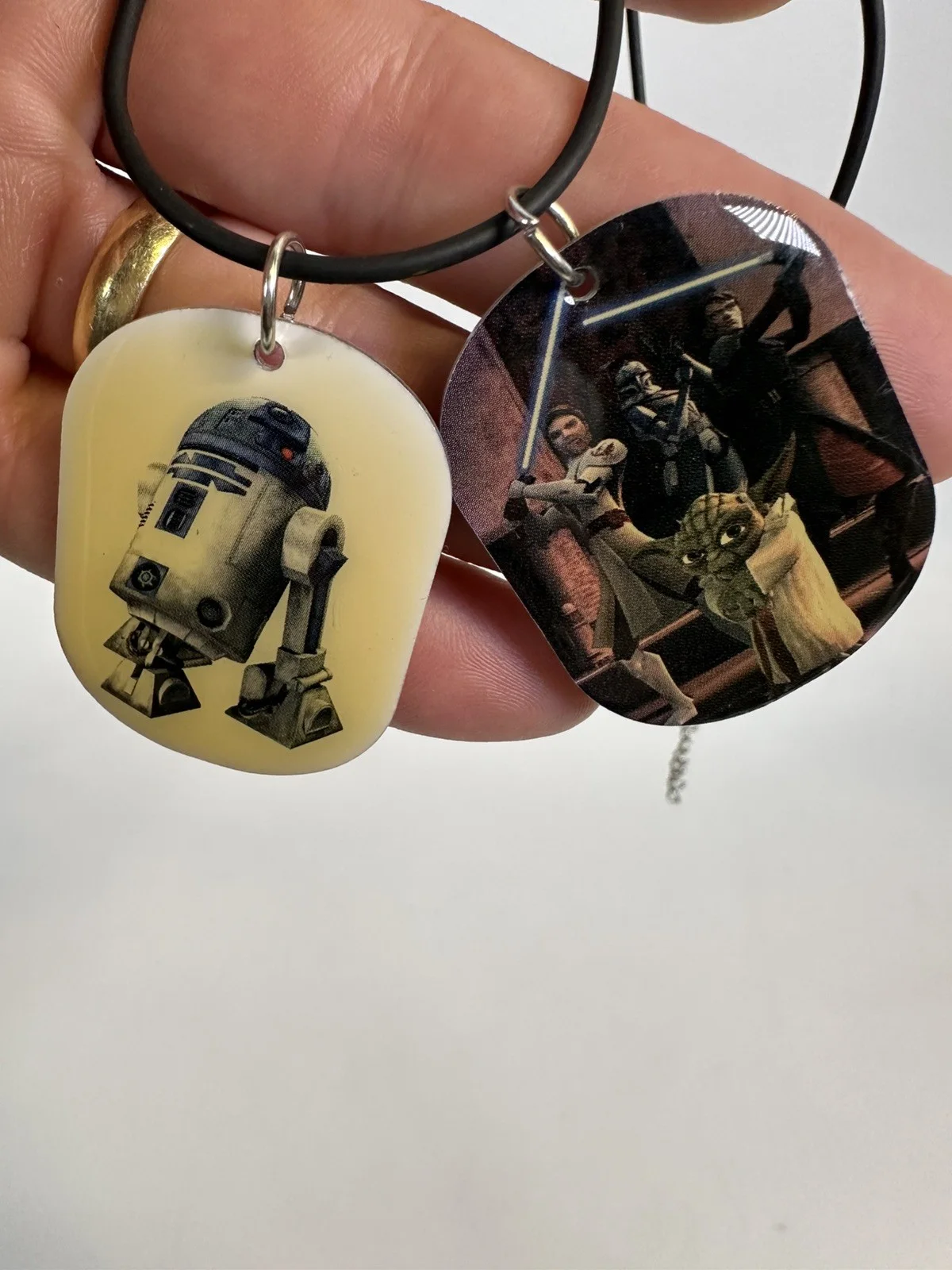 Star Wars 2008 Lucasfilm 42 & 45 Collectibles Metal Tags Necklace, изображение 2