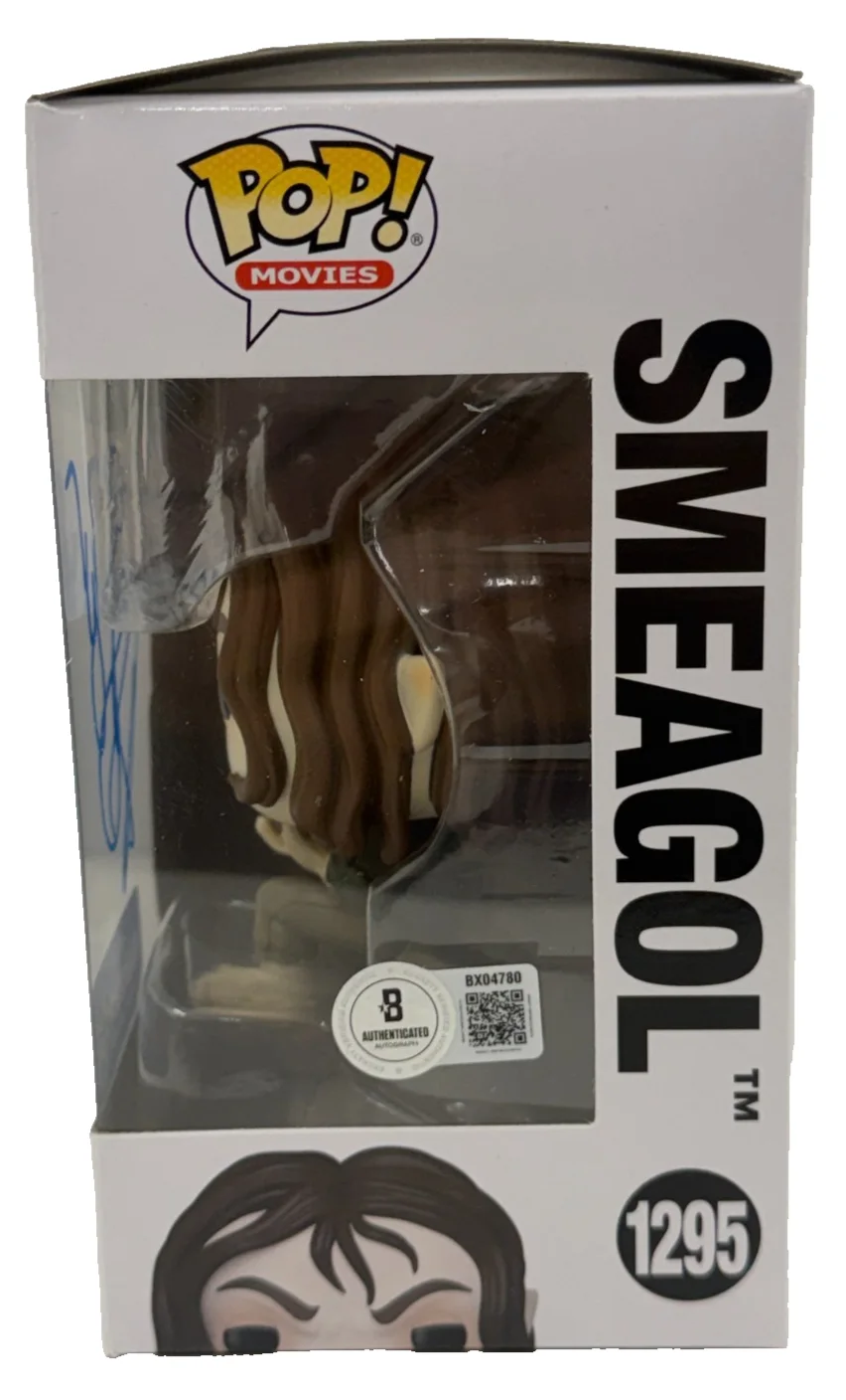 Andy Serkis — Andy Serkis Signed Smeagol Funko Lord of the Rings Authentic Autograph Beckett, изображение 2