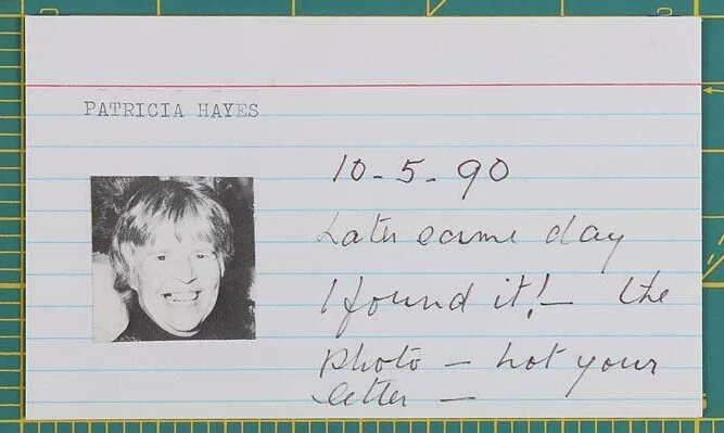 Patricia — Patricia Hayes Signed autographed Photo & Post Card + Note + 3 pages letter (6), изображение 2