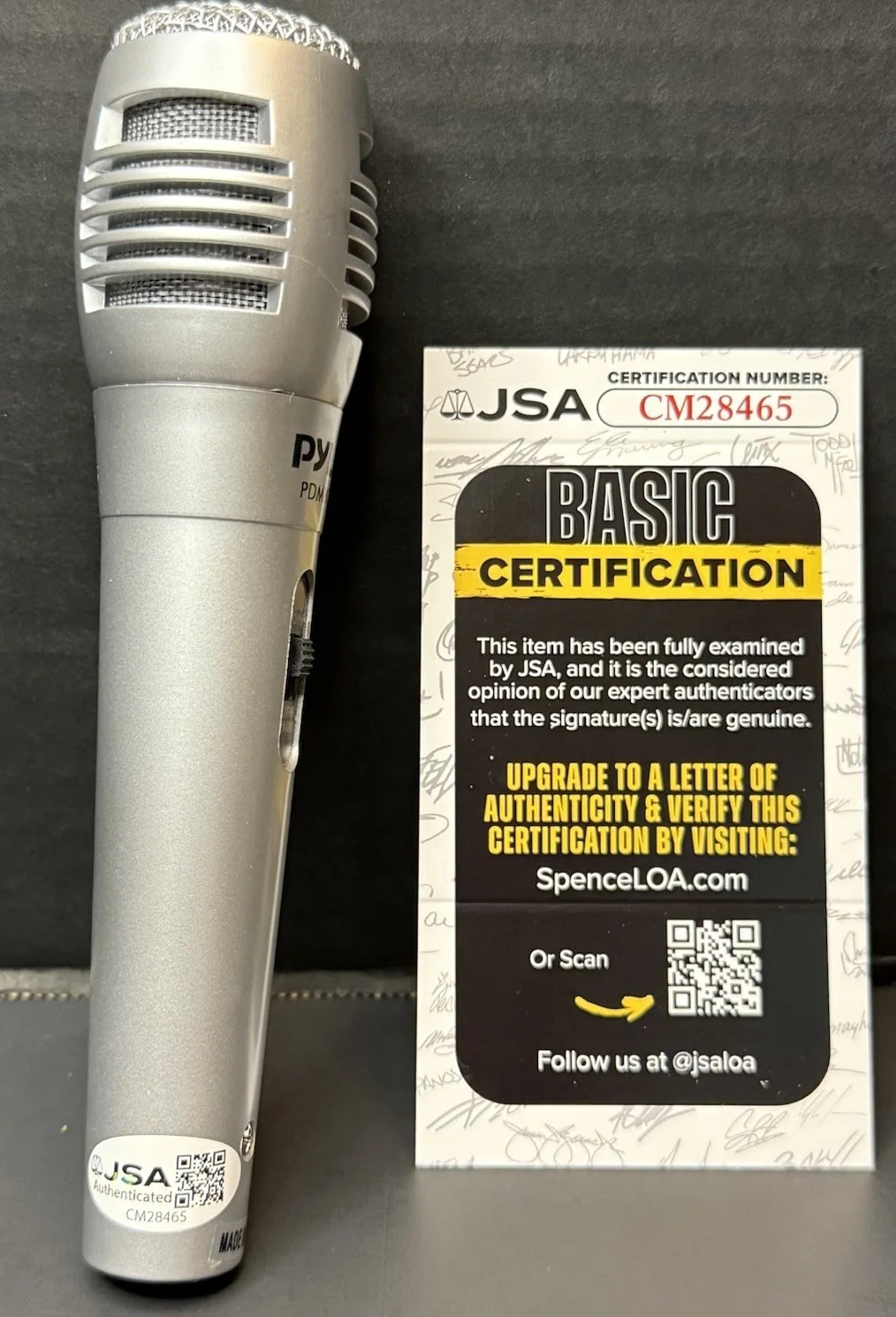 Chris Daughtry Signed Microphone Autographed Mic Singer American Idol JSA COA, image 3