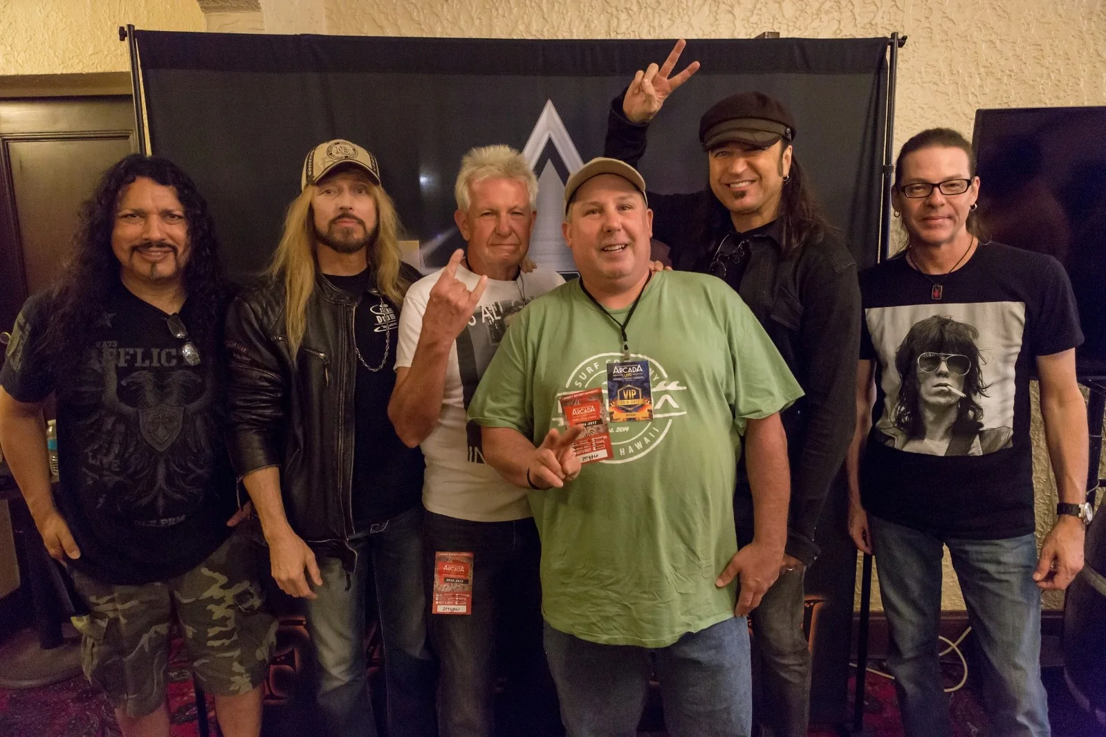 Stryper Band Original Signed 11x17 Poster Cardboard Laminated Set List, image 2