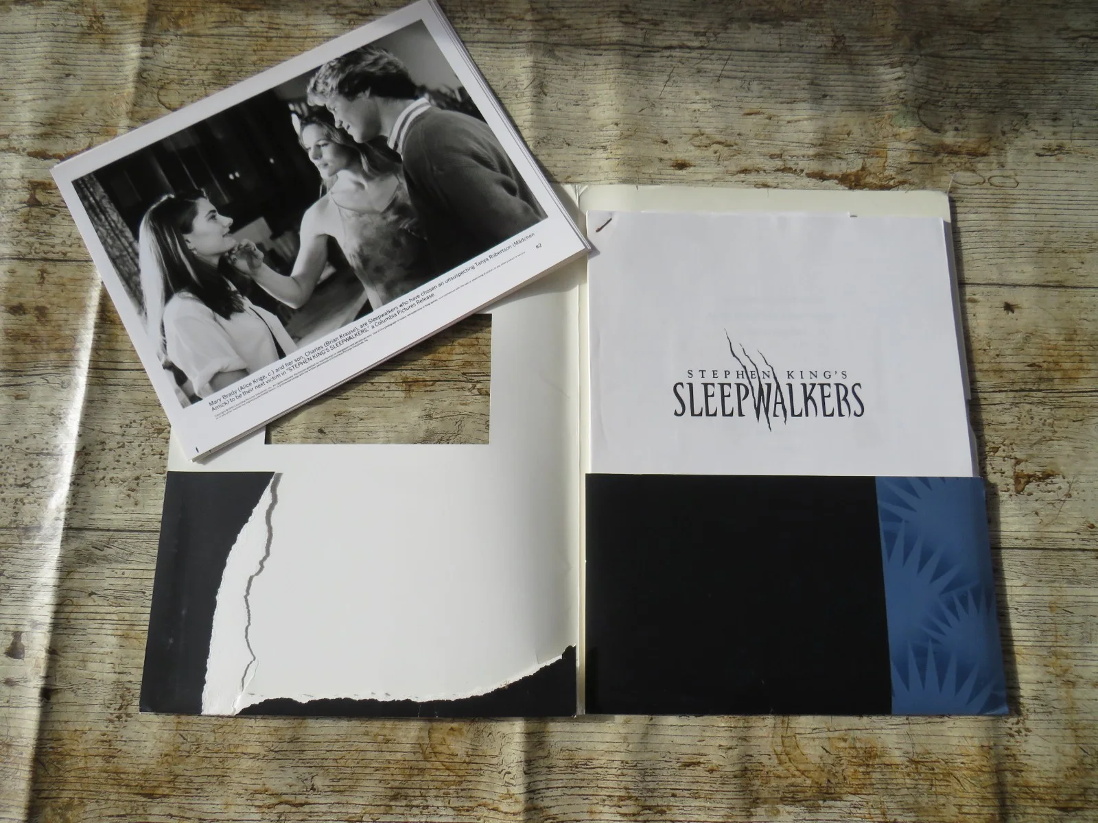 SLEEPWALKERS ORIGINAL 1992 CINEMA PRESS KIT Brian Krause 8 PHOTOS STEPHEN KINGS, изображение 2