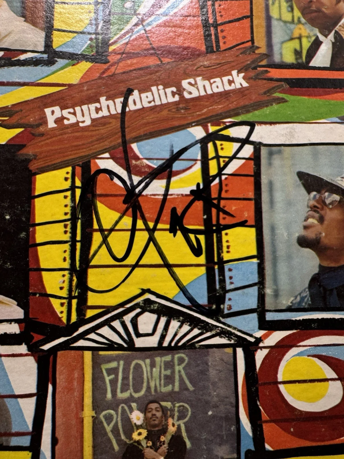OTIS WILLIAMS SIGNED VINYL THE TEMPTATIONS Psychedelic Shack JSA COA AUTOGRAPH, image 2