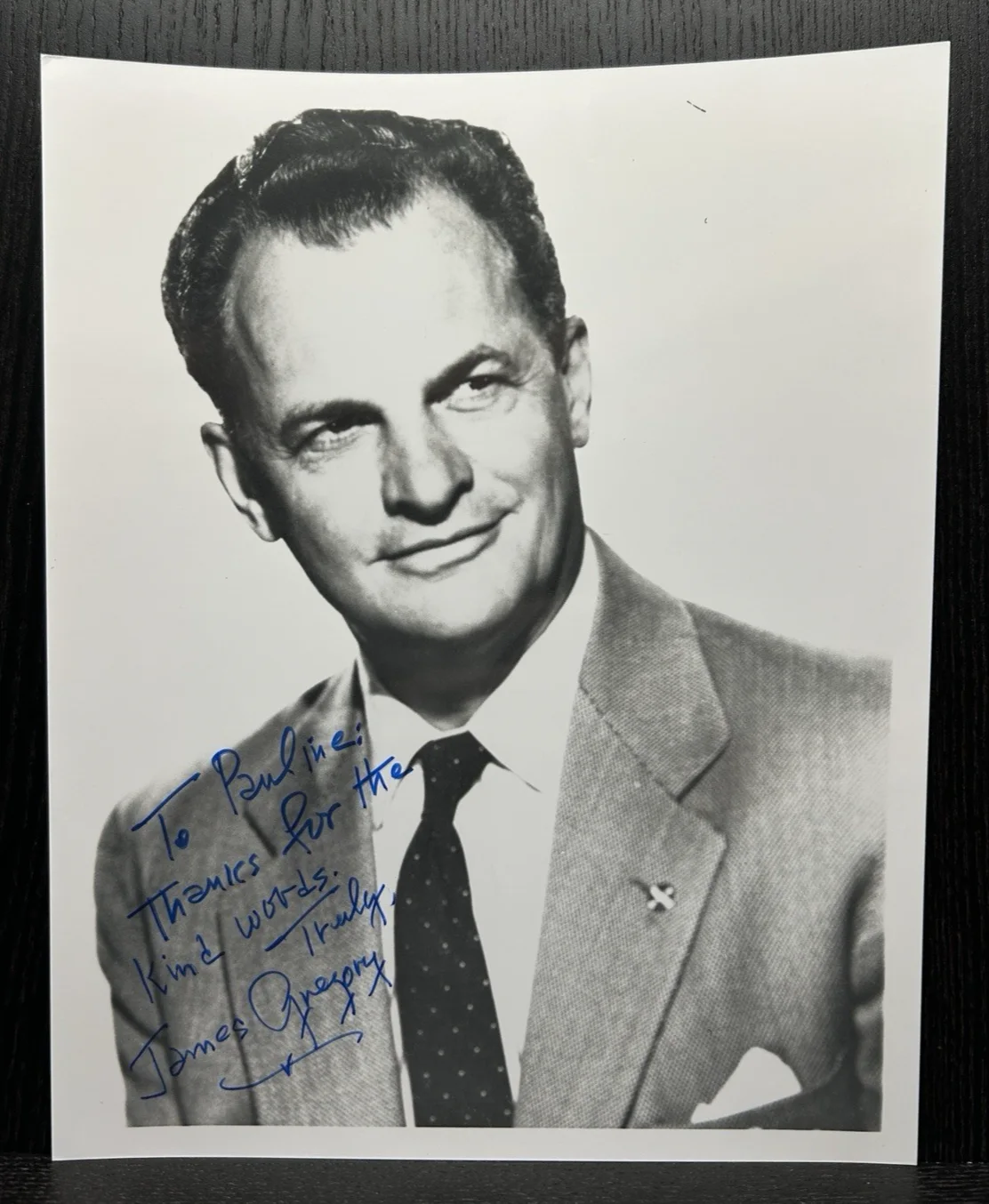 James Gregory — JAMES GREGORY ORIGINAL HAND SIGNED PHOTO Autograph JSA COA Planet of the Apes