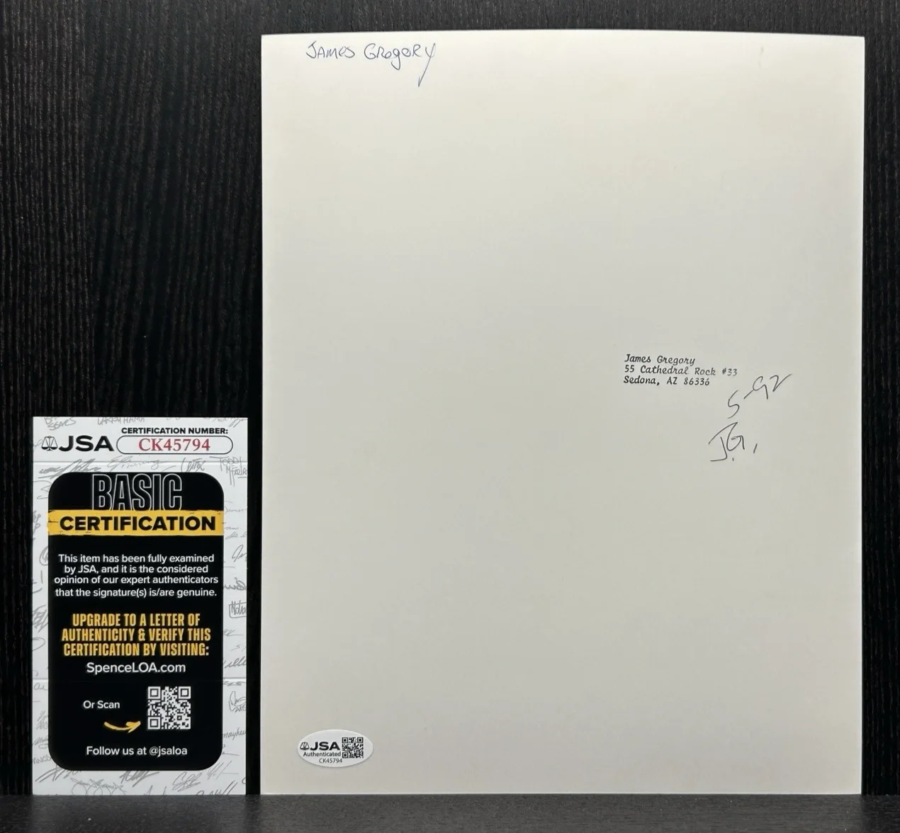James Gregory — JAMES GREGORY ORIGINAL HAND SIGNED PHOTO Autograph JSA COA Planet of the Apes, image 5