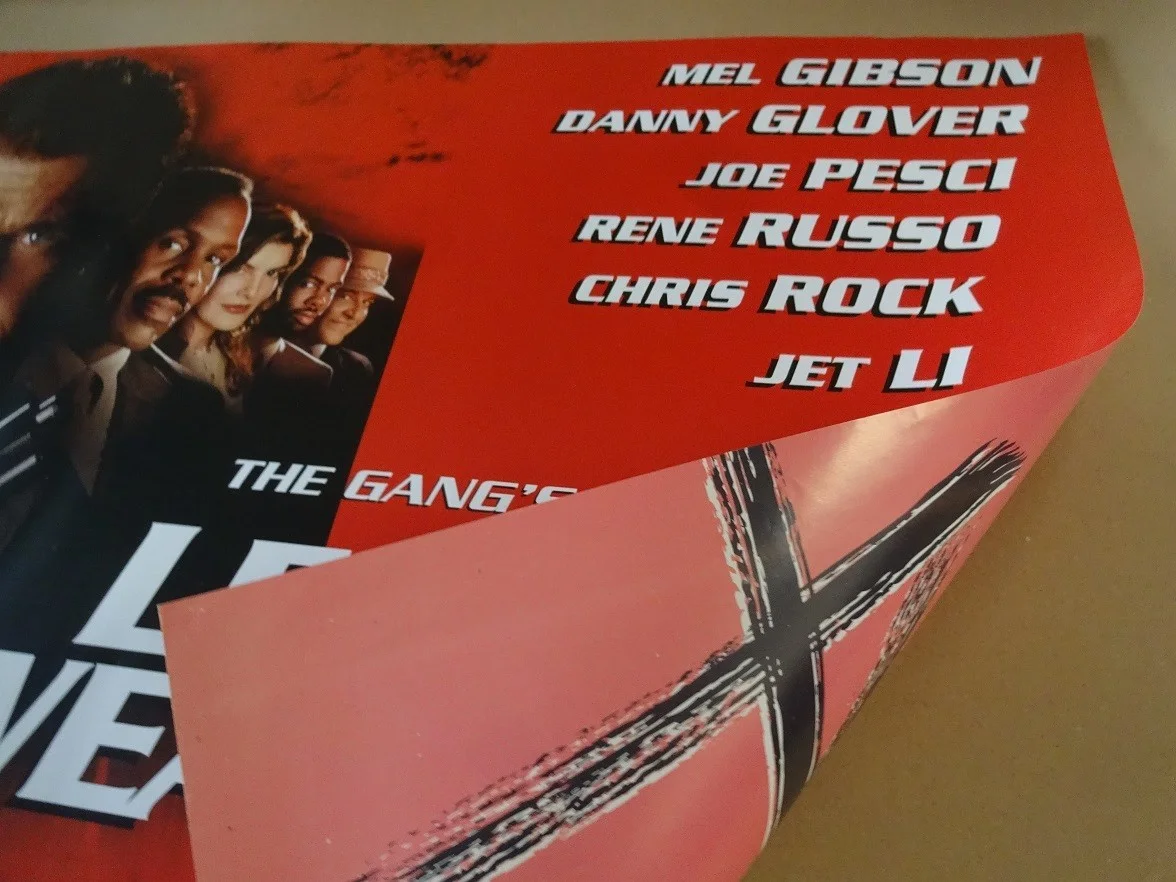 Lethal Weapon 4 Original 1998 Double Sided Movie Poster Mint 40"x30" Mel Gibson, изображение 2