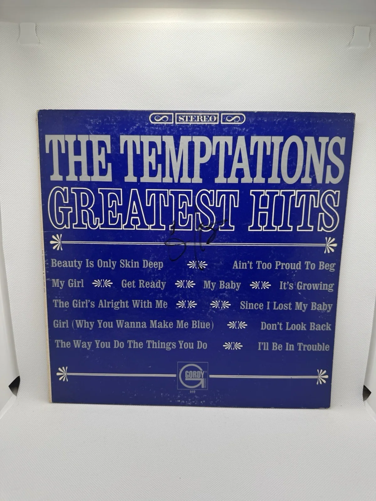 OTIS WILLIAMS SIGNED VINYL THE TEMPTATIONS GREATEST HITS JSA COA AUTOGRAPH READ, image 4