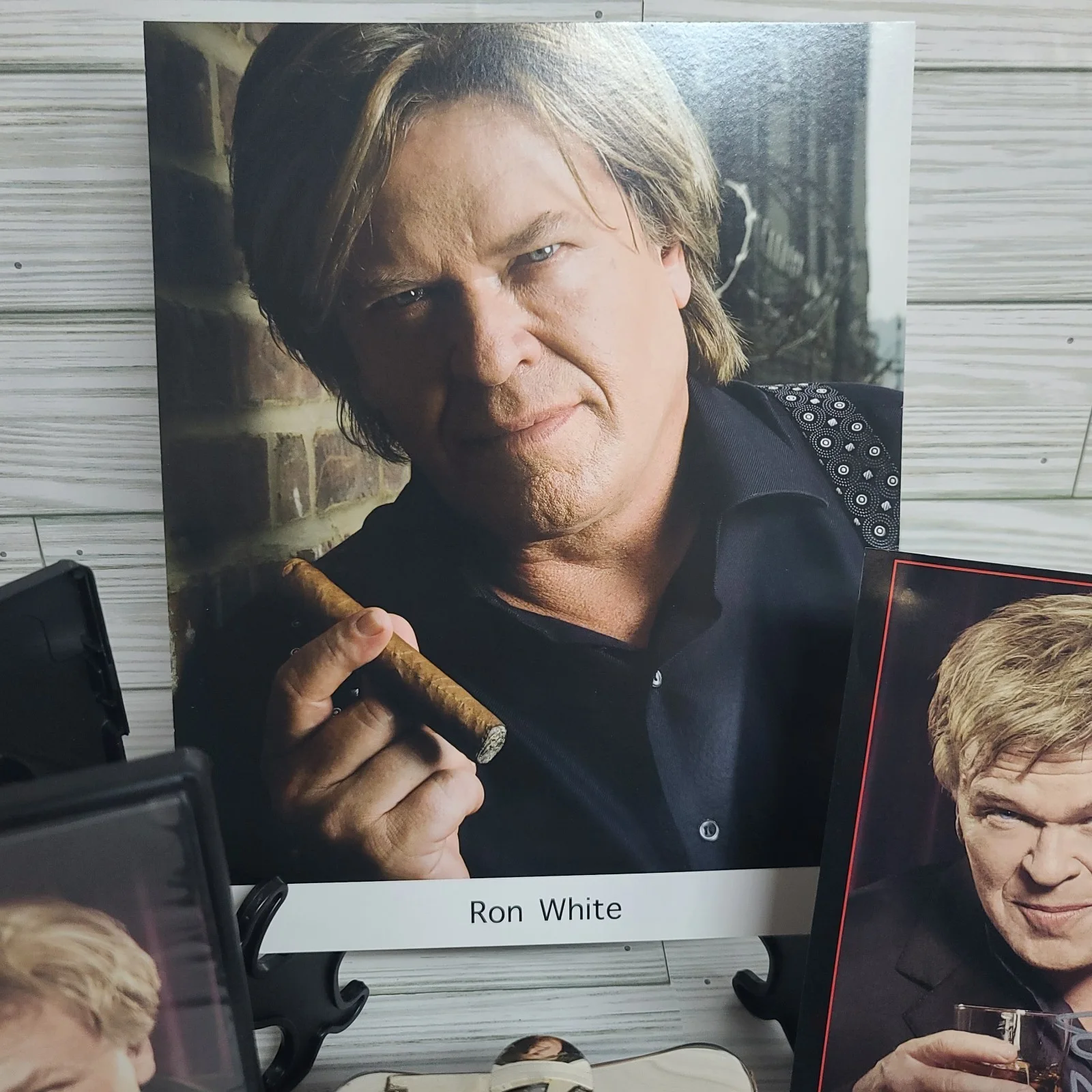 ron white — Ron White Autograph LOT 5pc Signed DVD Flask Keychain Koozie 8x10 Comedian Funny, image 5