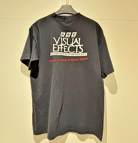 BBC Visual Effects Film Crew VFX T-Shirt Black Size M (Authentic-Rare), image 2