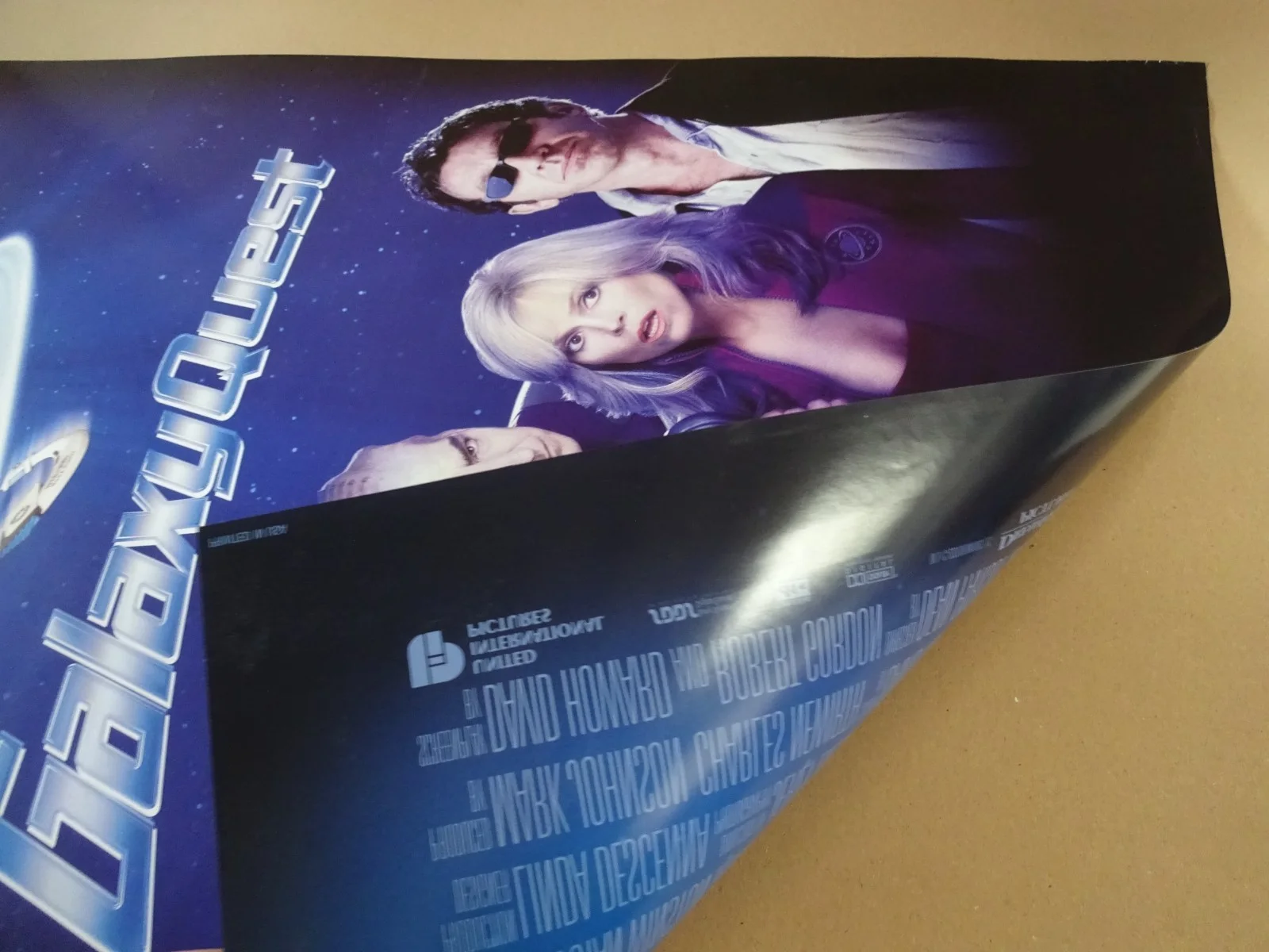 Galaxy Quest Original 1999 Double Sided Movie Poster Mint 40"x27" Alan Rickman, image 2