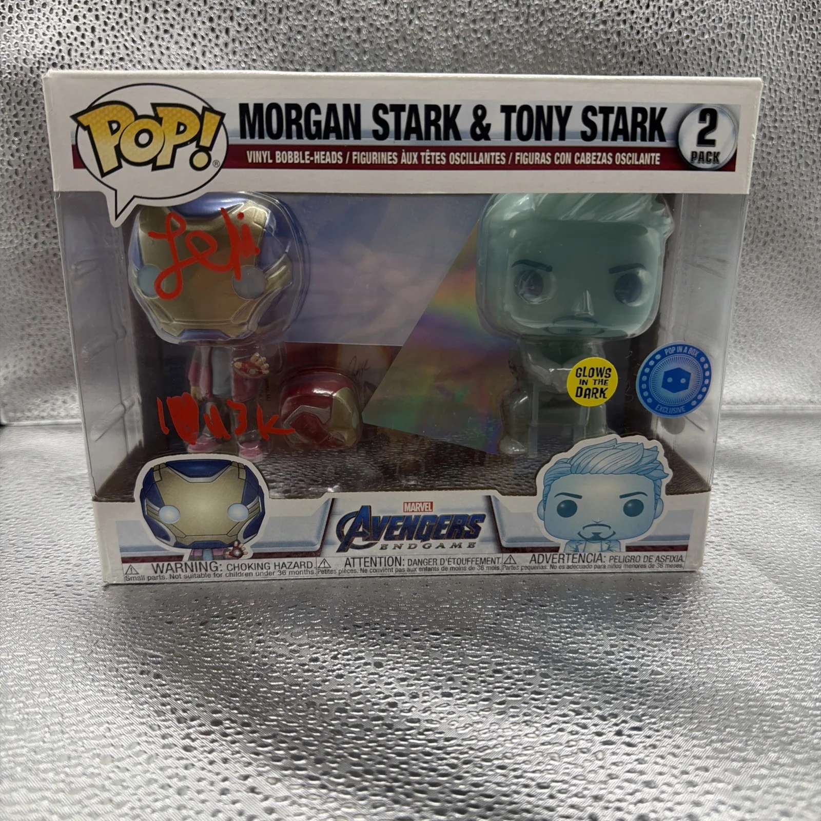 Lexi Rabe — Lexi Rabe Signed Avengers Endgame Funko Pop Morgan/tony Stark JSA Certified