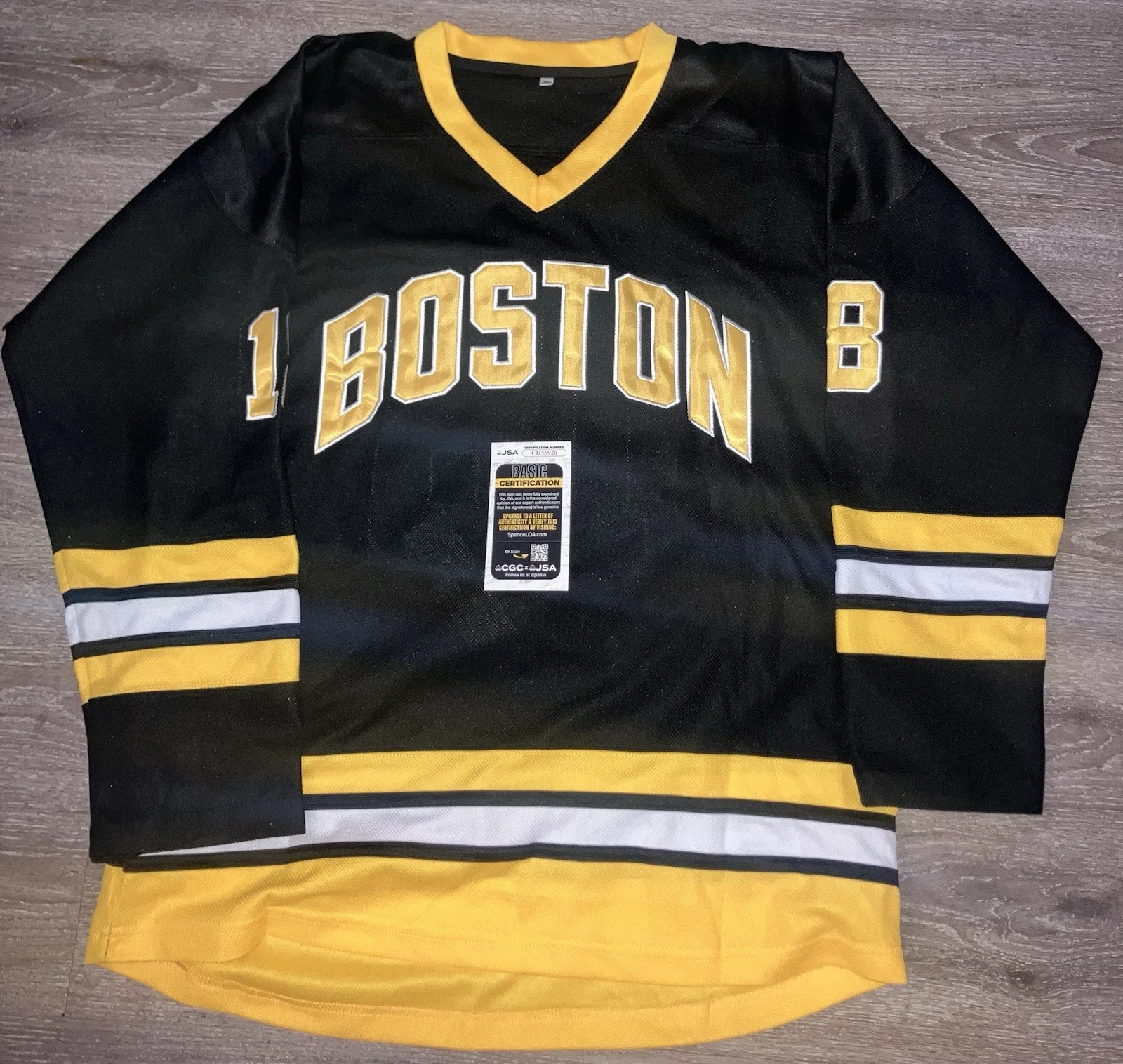 Allen Covert — ALLEN COVERT SIGNED AUTOGRAPHED HAPPY GILMORE XL JERSEY OTTO +INSC JSA COA RARE!, image 3
