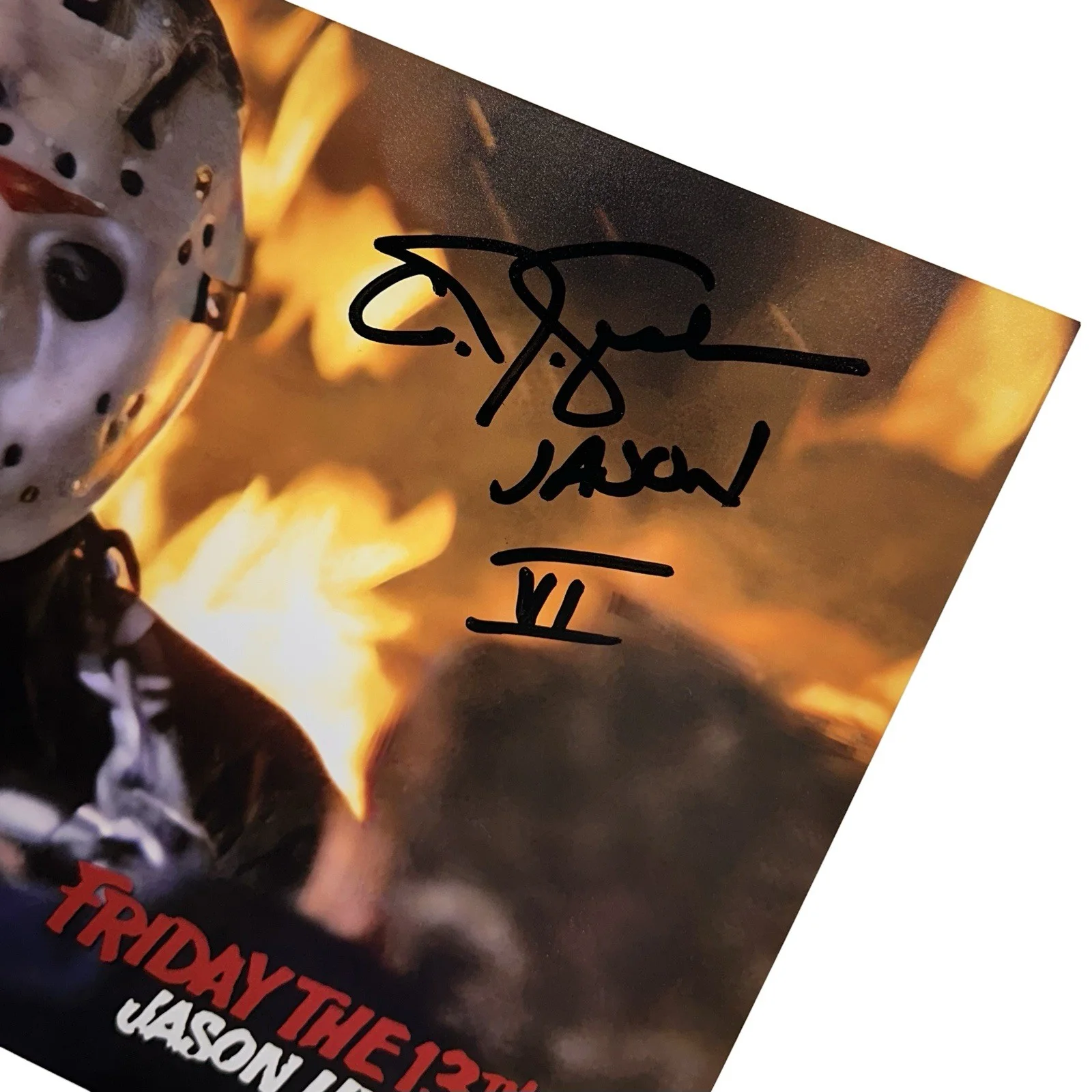 CJ Graham — Cj Graham Signed 8x10 Photo Jason Lives Friday the 13th Pt 6 Autographed, изображение 2
