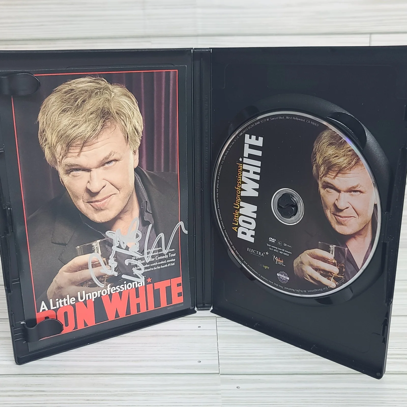 ron white — Ron White Autograph LOT 4pc Signed DVD Flask Keychain Koozie Comedian Funny, изображение 5