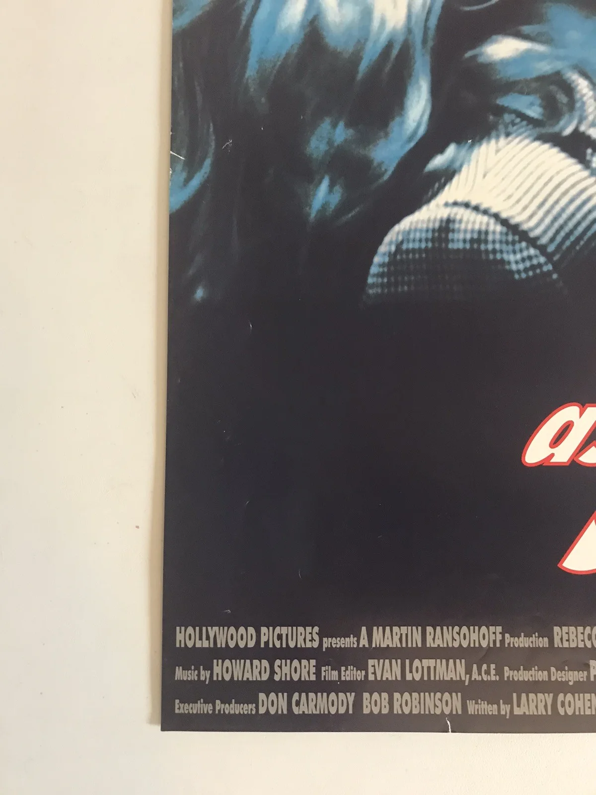 Guilty as Sin. Don Johnson. Rebecca De Mornay. Original UK Video Shop Poster., изображение 2