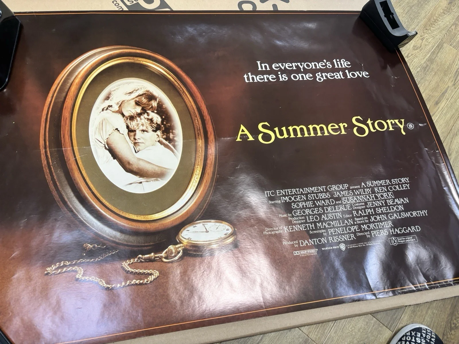 A SUMMER STORY - ORIGINAL POSTER - 1988 - IMOGEN STUBBS Rolled, image 2
