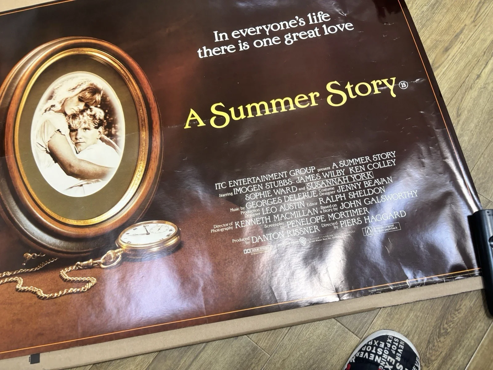 A SUMMER STORY - ORIGINAL POSTER - 1988 - IMOGEN STUBBS Rolled, image 3
