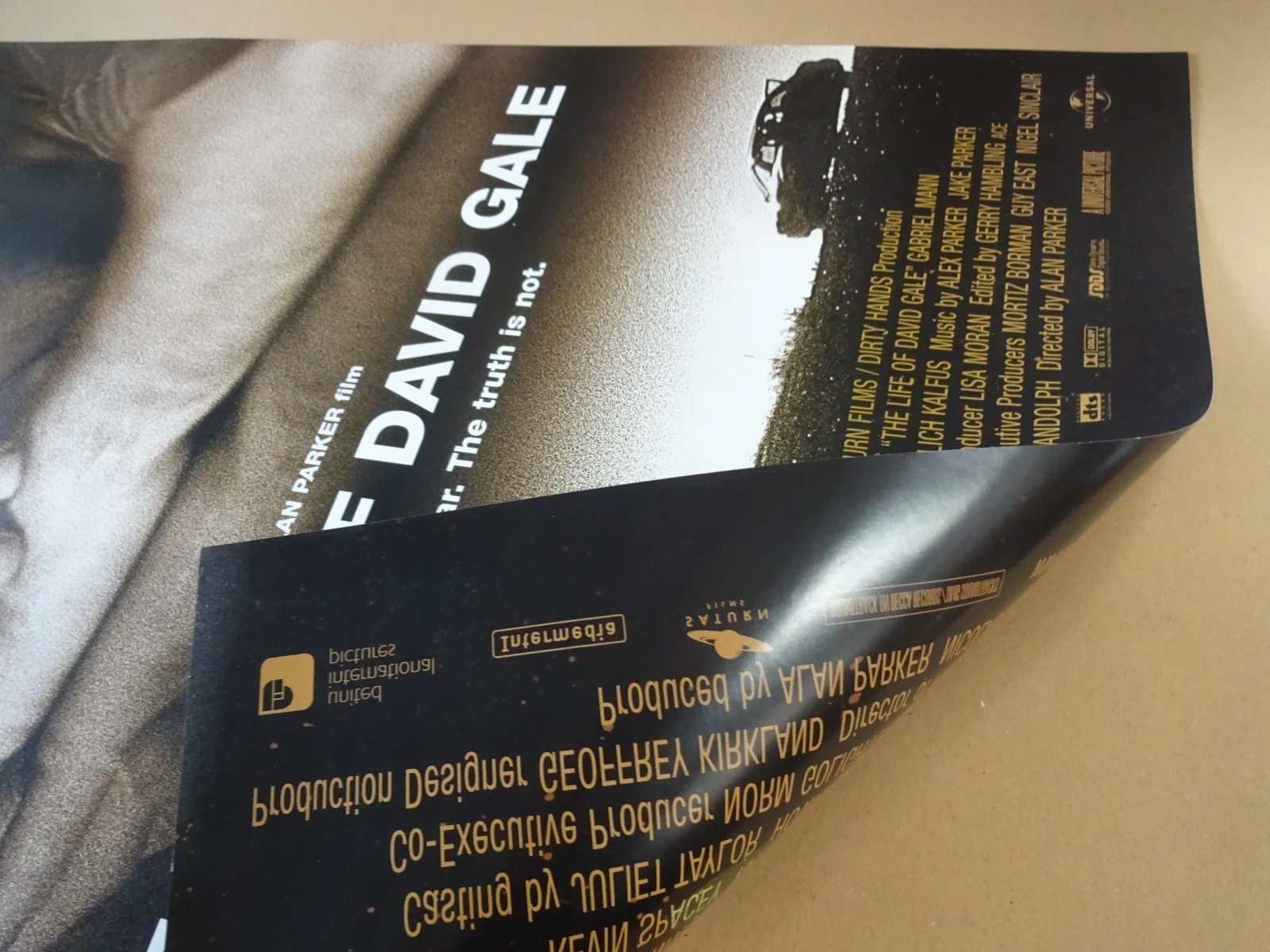 The Life of David Gale 2003 Double Sided Movie Poster Mint 40"x 27" Kate Winslet, изображение 2