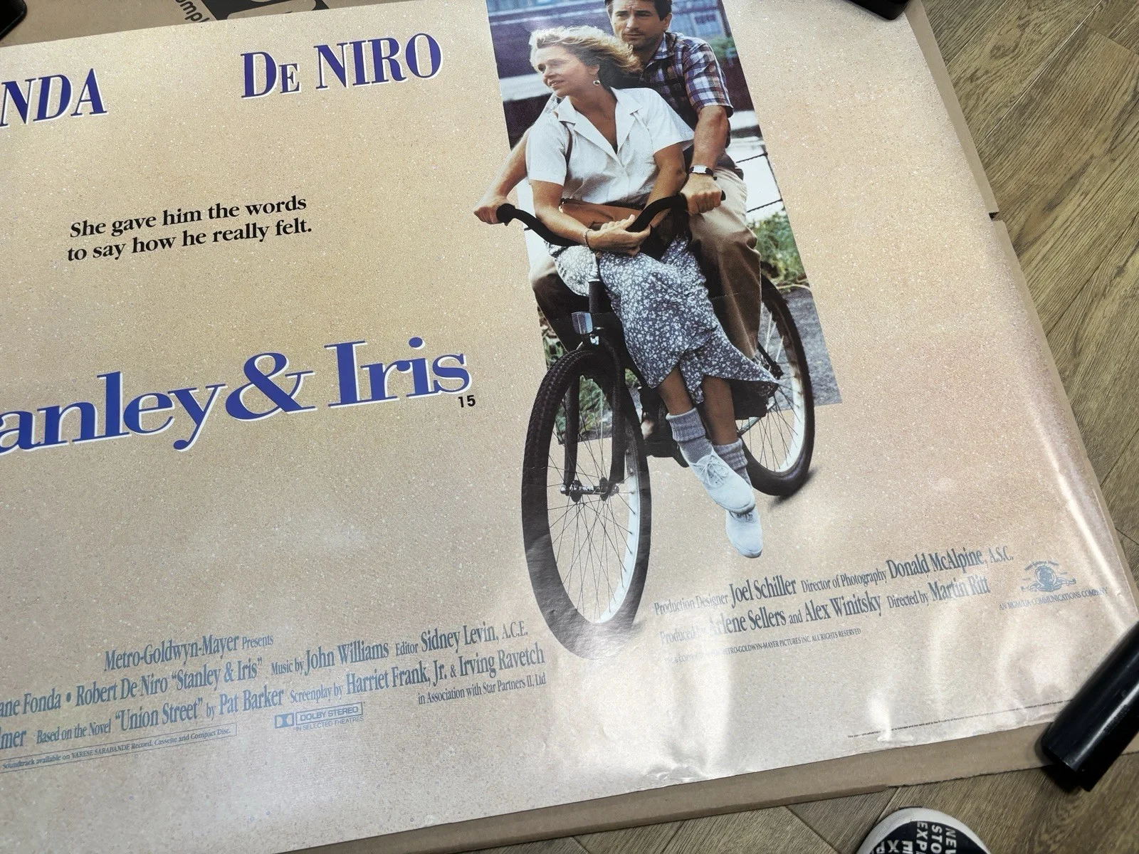 STANLEY & IRIS - ORIGINAL FRENCH CINEMA POSTER - Rolled Quad, изображение 3